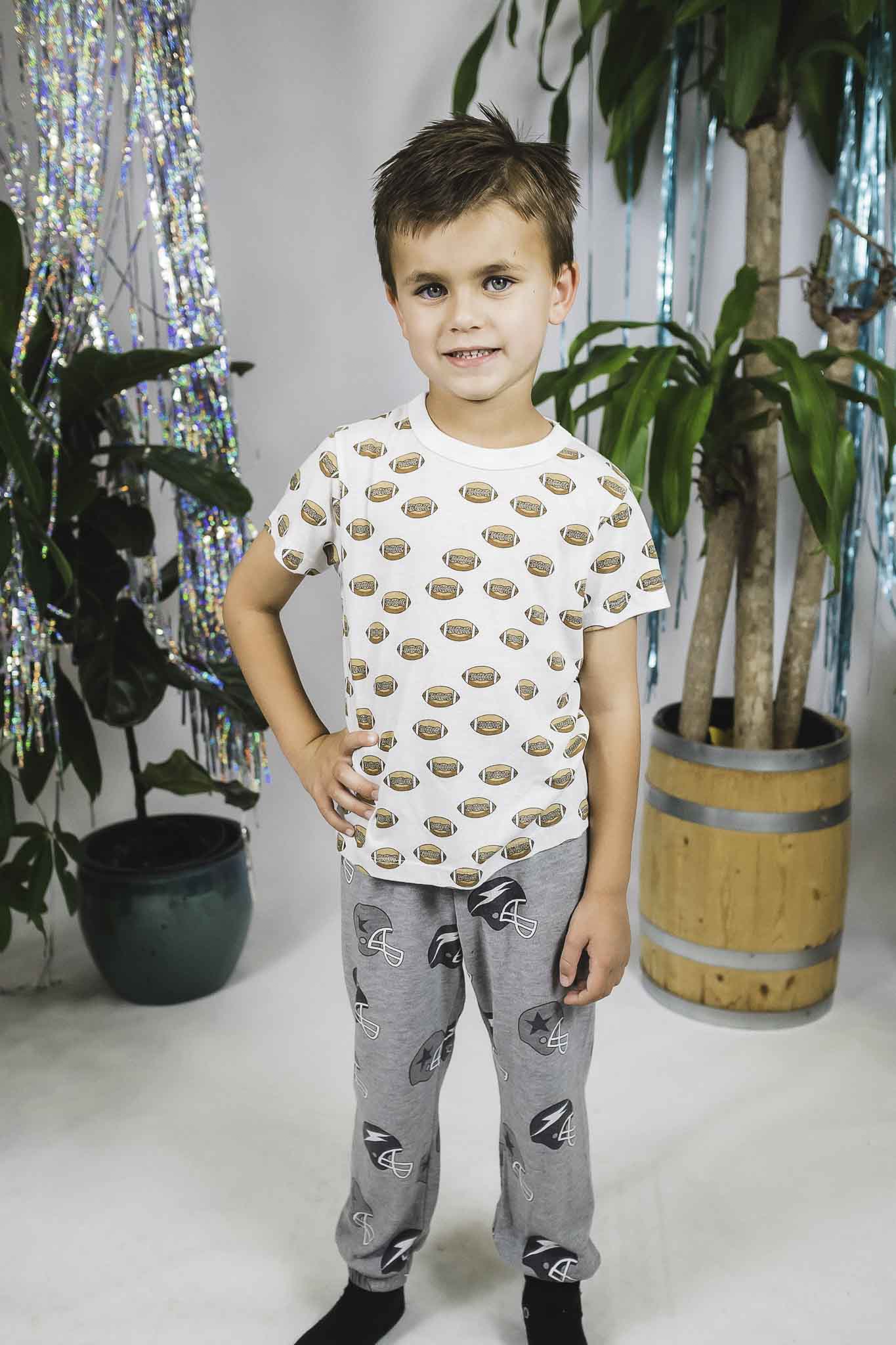 Football Life Tee for Toddler Boys - Soft Cotton Graphic T-Shirt for Little Athletes - Perfect for Game Day, Playdates & Sports Activities