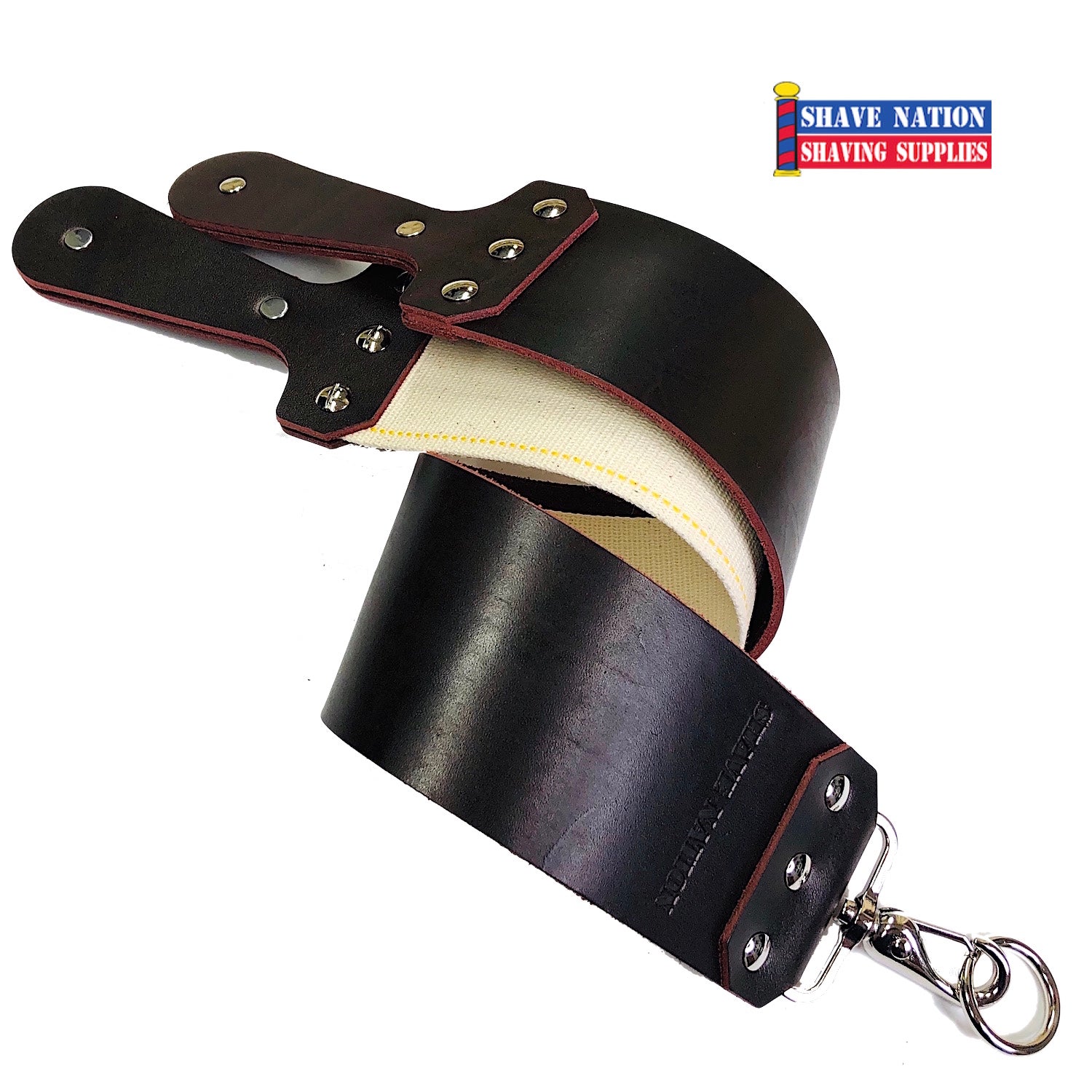 Premium 3 Inch Latigo Leather Razor Strop for Straight Razors - Professional Barber Grade Honing & Stropping Tool - Perfect for Home Shaving & Barber Shop Use