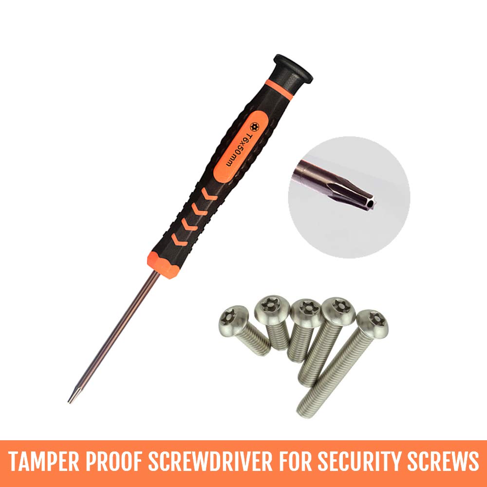 T6 Torx Security Screwdriver Set - Premium T6H Screwdriver for Apple Mac Mini, Xbox Controller, Oakley Juliet Sunglasses & Electronics Repair | Perfect for DIY Fixes, Small Device Maintenance & Tech Toolkits