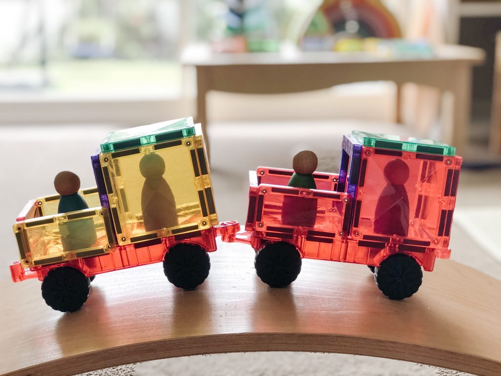 Connetix Magnetic Tiles Rainbow Motion 24 Piece Set - STEM Educational Building Toys for Kids, Perfect for Creative Play & Learning Activities