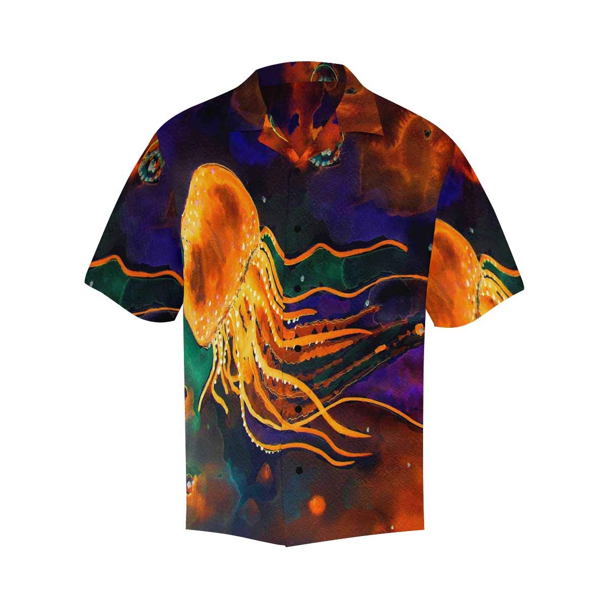 INTERESTPRINT Men's Graphic T-Shirt with Marine Dragon, Anchor, Gulls & Compass Design - Casual Short Sleeve Tee for Summer Outfits, Beach Trips & Streetwear Fashion