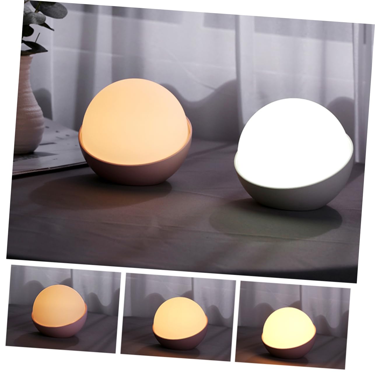Angoily LED Night Light - Decorative Cartoon Pearl Night Lamp for Kids, Bedroom, Nursery, Reading & Relaxation | Energy-Efficient, Soft Glow, Safe & Durable