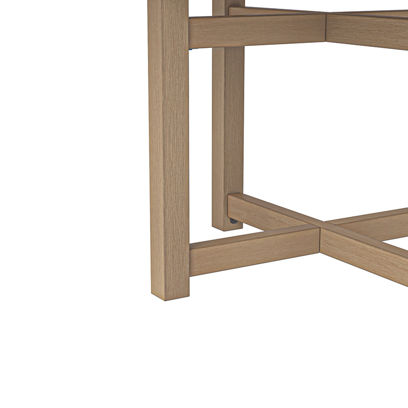 Extendable Dining Table with Rubber Wood Frame - Expandable for 6 to 8 People - Perfect for Small Spaces & Family Gatherings