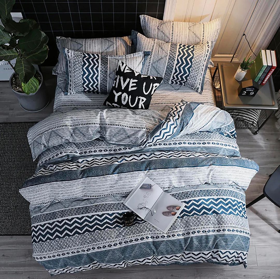 Premium Super King Size Quilt Cover Set - 100% Cotton Luxury Bedding with Hidden Buttons | Perfect for Master Bedroom, Guest Room & Hotel Use