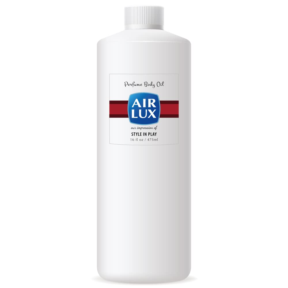 Premium Men's Cologne - Long Lasting Fragrance Oil, Alcohol-Free, 16 Fl Oz | Impression of Style In Play Replica | Pure Concentrated Body Oil for Daily Wear, Date Nights & Special Occasions
