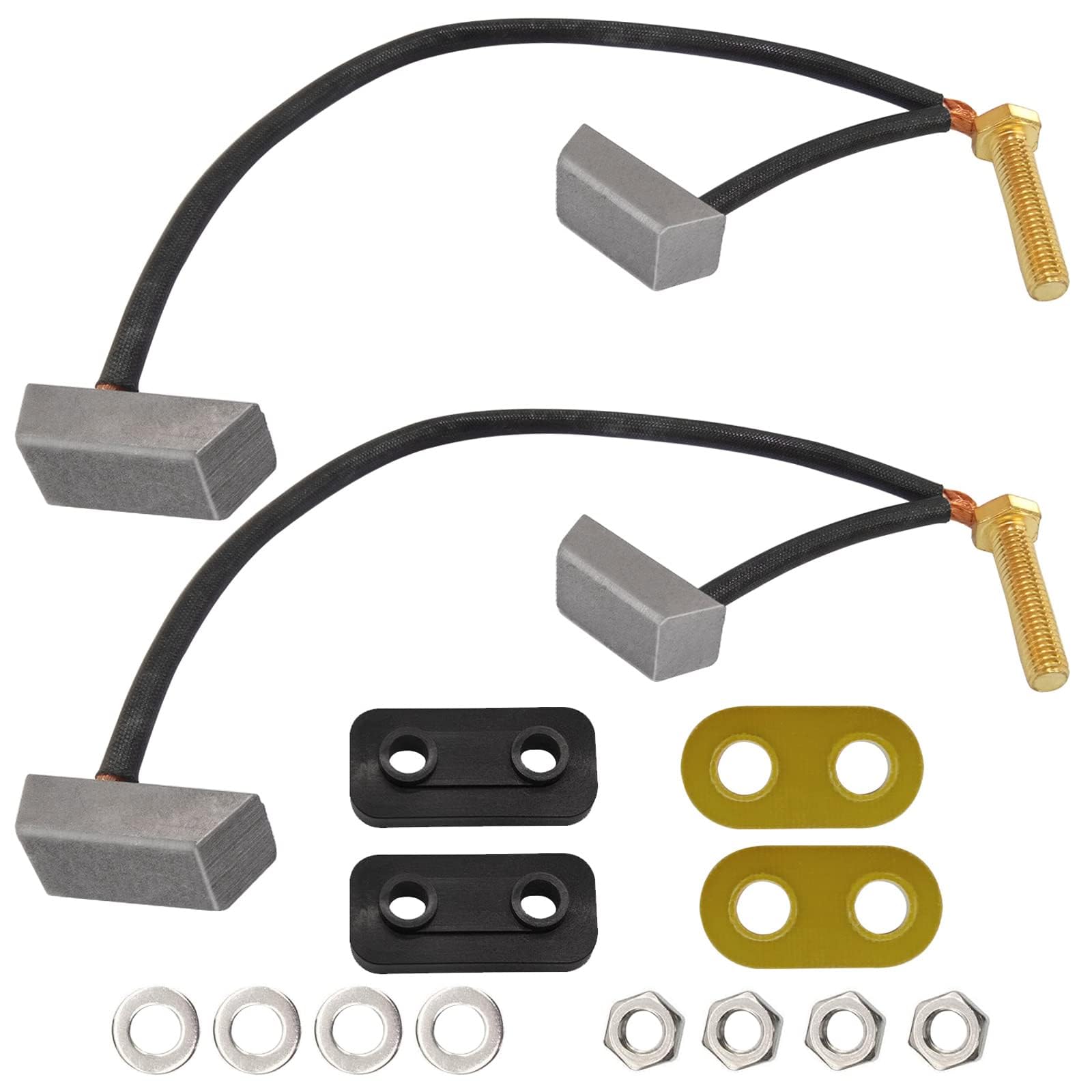 High-Performance Golf Cart Motor Brushes Kit - Compatible with Club Car Electric 1994+ (36V & 48V) & Yamaha G8 G9 G14 G16 GE Models - Perfect for Golf Cart Maintenance & Performance Upgrades