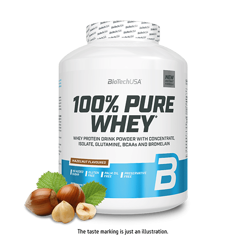 BioTechUSA 100% Pure Whey Protein Powder - 5lb (2.27kg) Vanilla Flavor for Muscle Recovery & Growth - Post-Workout Shake for Gym & Fitness Enthusiasts