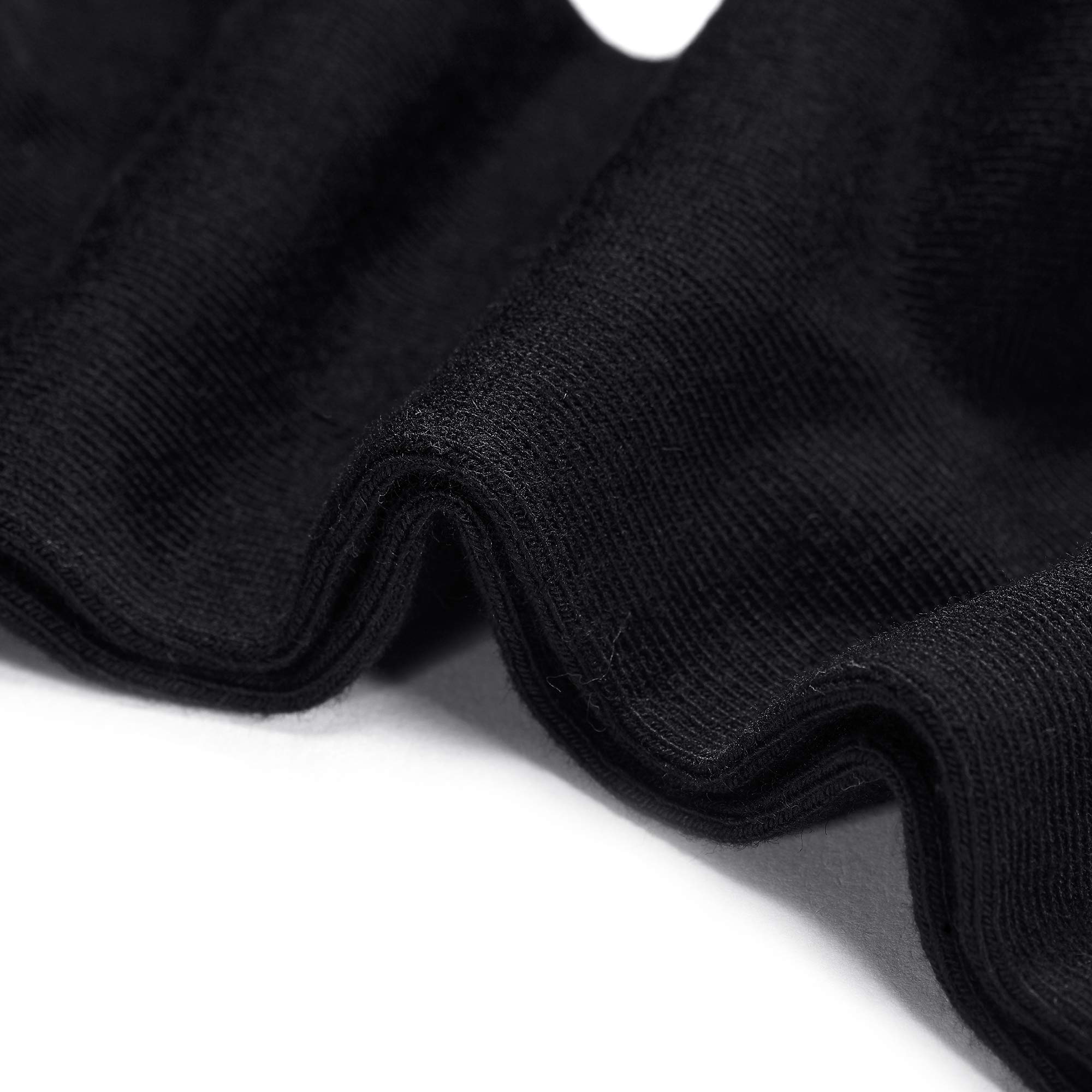 Women's Cotton Stretchy Quarter Socks - Soft Breathable Thin Ankle Socks 4-Pack (Size 7-11, Black) - Perfect for Workout, Yoga & Everyday Comfort