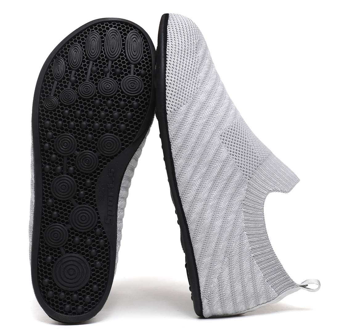 SLEVEL Lightweight Non-Slip House Slippers for Women & Men - Comfortable Indoor Home Yoga Shoes for Relaxation, Lounge & Spa Use