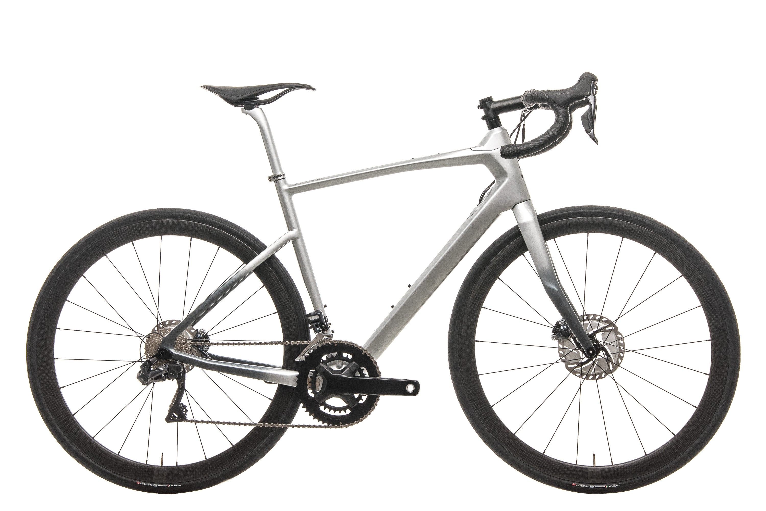 Argon 18 Krypton GF Disc Di2 Road Bike - Mercedes Benz Inspired Silver Finish (2019, Medium) | Premium Carbon Frame for Racing & Endurance Cycling