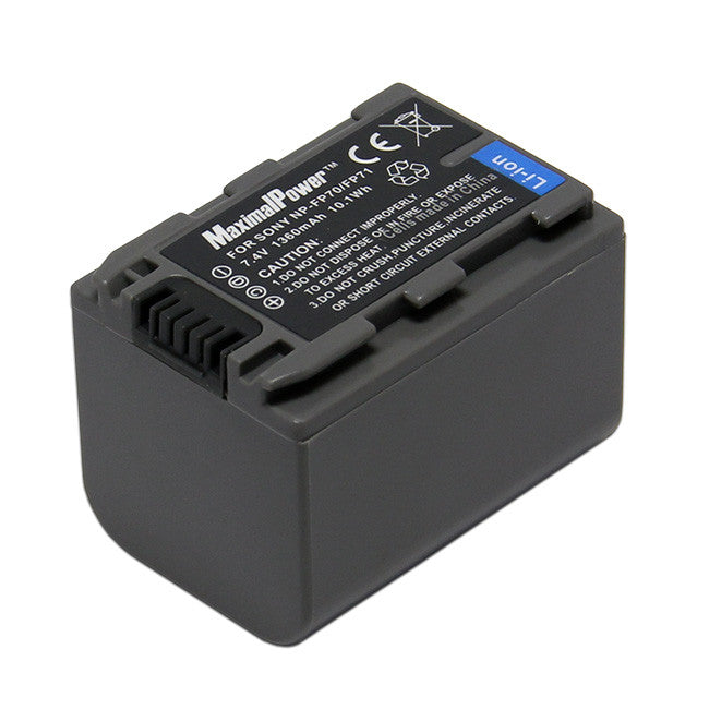 Original Sony NP-FP70 NP-FP71 Replacement Camcorder Battery - Compatible with Sony Handycam, Digital Cameras - Perfect for Travel, Vlogging & Outdoor Shooting