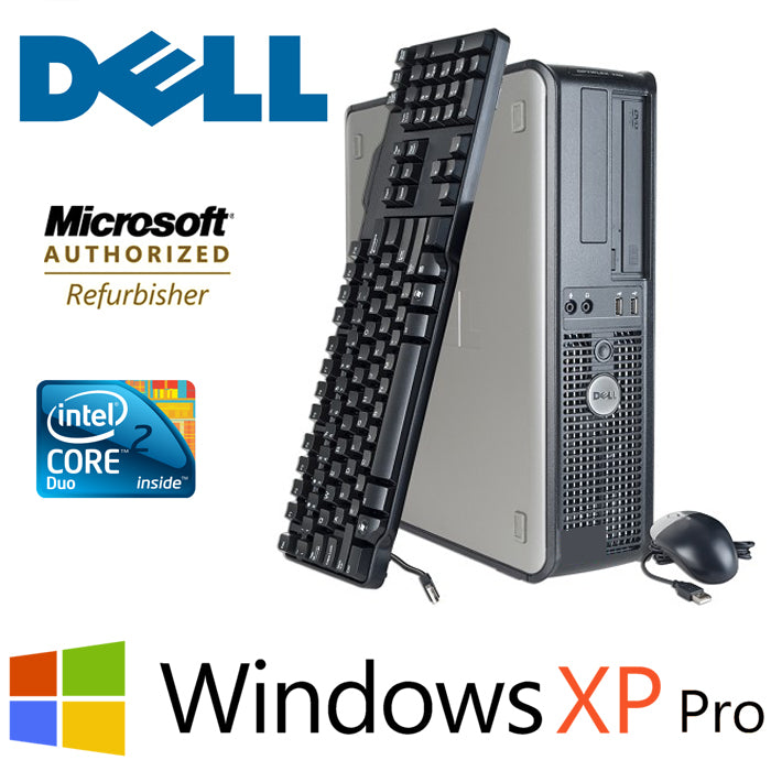 Refurbished Dell Optiplex Business Desktop Computer - Intel Core i5, 4GB RAM, 80GB HDD, Windows XP Pro (Keyboard & Mouse Included) - Perfect for Office Work, Home Computing & Small Business Use