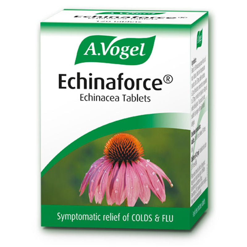 A.Vogel Echinaforce 120 Tablets - Premium Echinacea Supplement for Immune Support | Natural Cold & Flu Relief | Daily Immune Booster for Adults & Kids | Home & Travel Wellness Essential