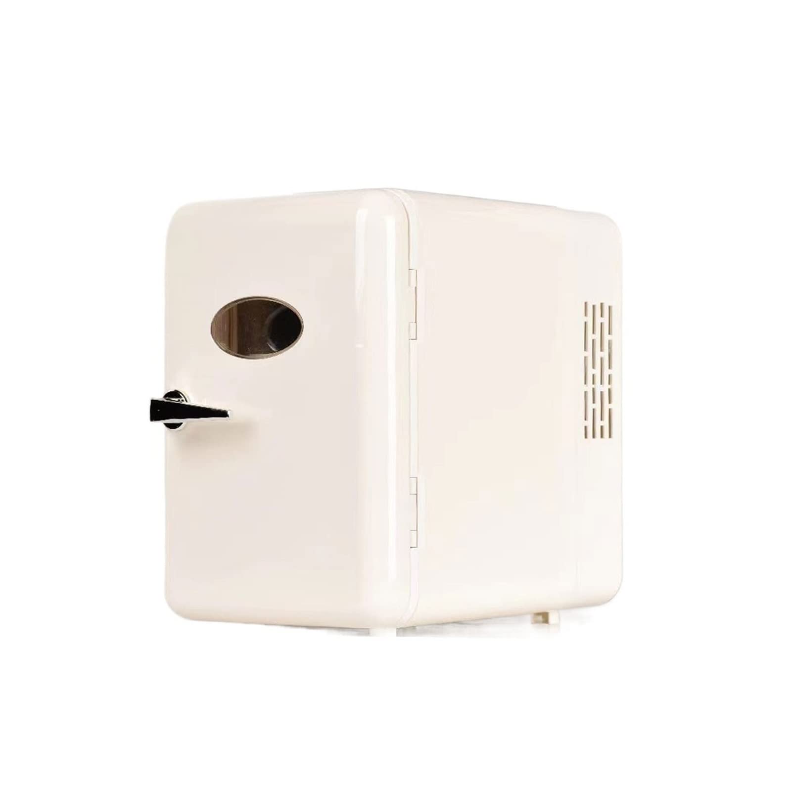6L Mini Fridge - Portable Thermoelectric Cooler & Warmer for Skincare, Beverages, Food & Cosmetics - Compact Refrigerator for Home, Office, Car - 12V DC Power - White, Pink, Black, Blue, Red (White) - Perfect for Travel, Dorm Rooms & Small Spaces