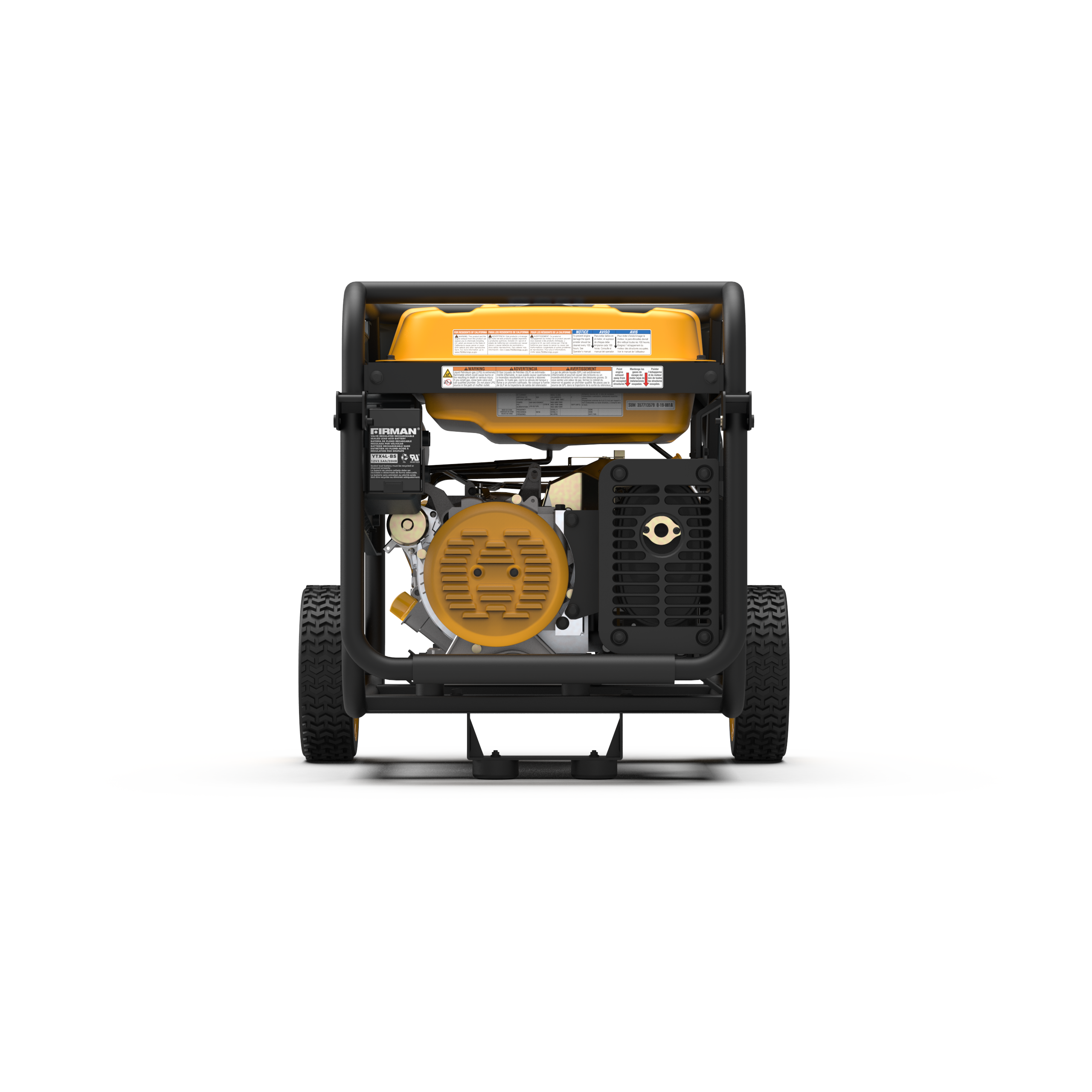 Dual Fuel 5700W Portable Generator with Recoil Start - 120V/240V Output for Camping, Home Backup & Outdoor Power
