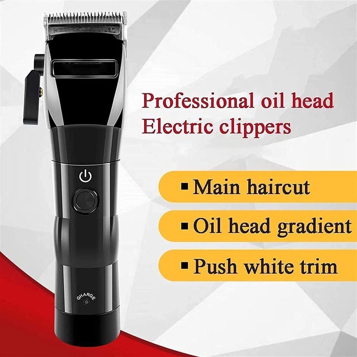 Professional Cordless Hair Clipper & Beard Trimmer Kit - Rechargeable Hair Cutting Grooming Set with Nose Trimmer for Men & Women | Home Barbering, Travel Grooming, Personal Styling