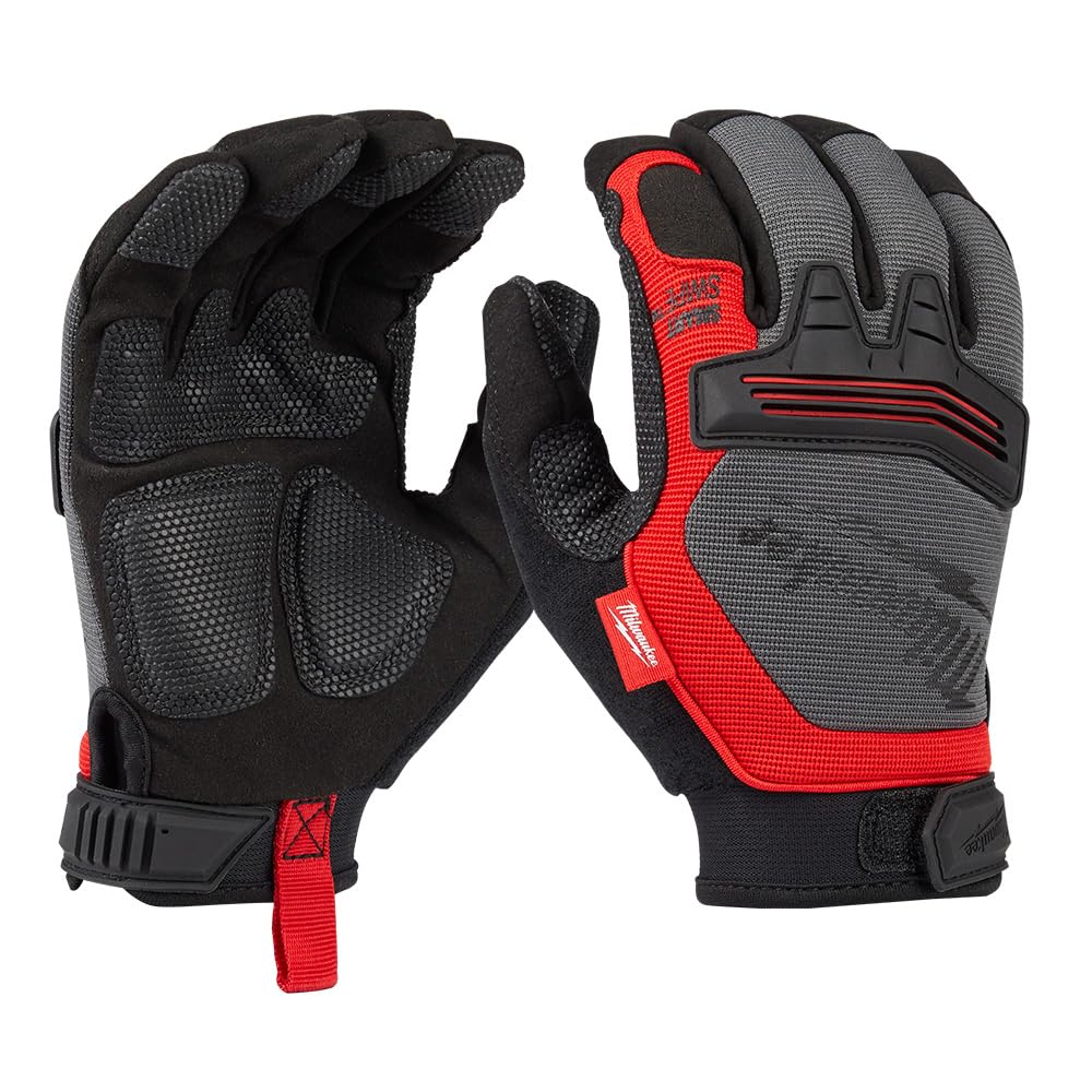 Milwaukee 48-22-8733 Heavy Duty Demolition Gloves - X-Large Size for Construction, Demolition & Industrial Work - Durable Work Gloves for Safety & Protection