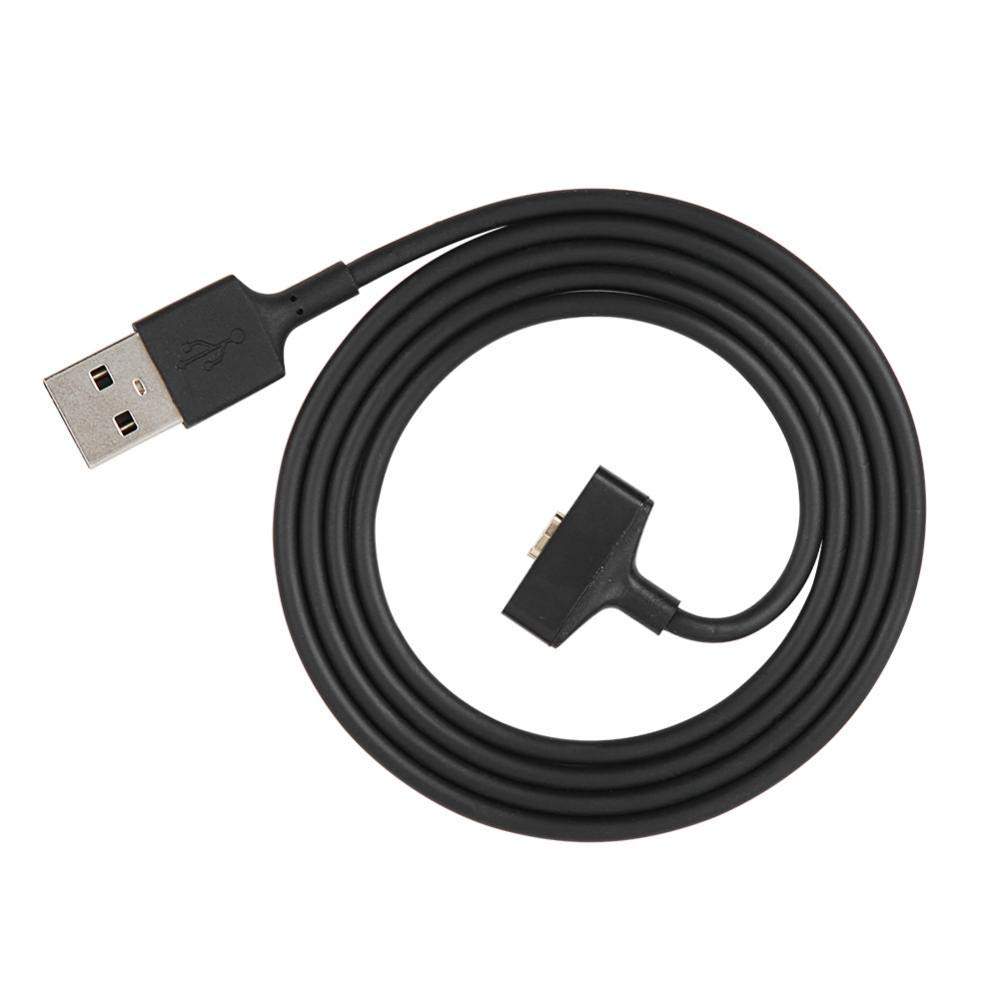 Original Fitbit Ionic Charger Cable - USB Replacement Charging Cord for Fitbit Ionic Smartwatch (Black) | Perfect for Home, Office & Travel Use