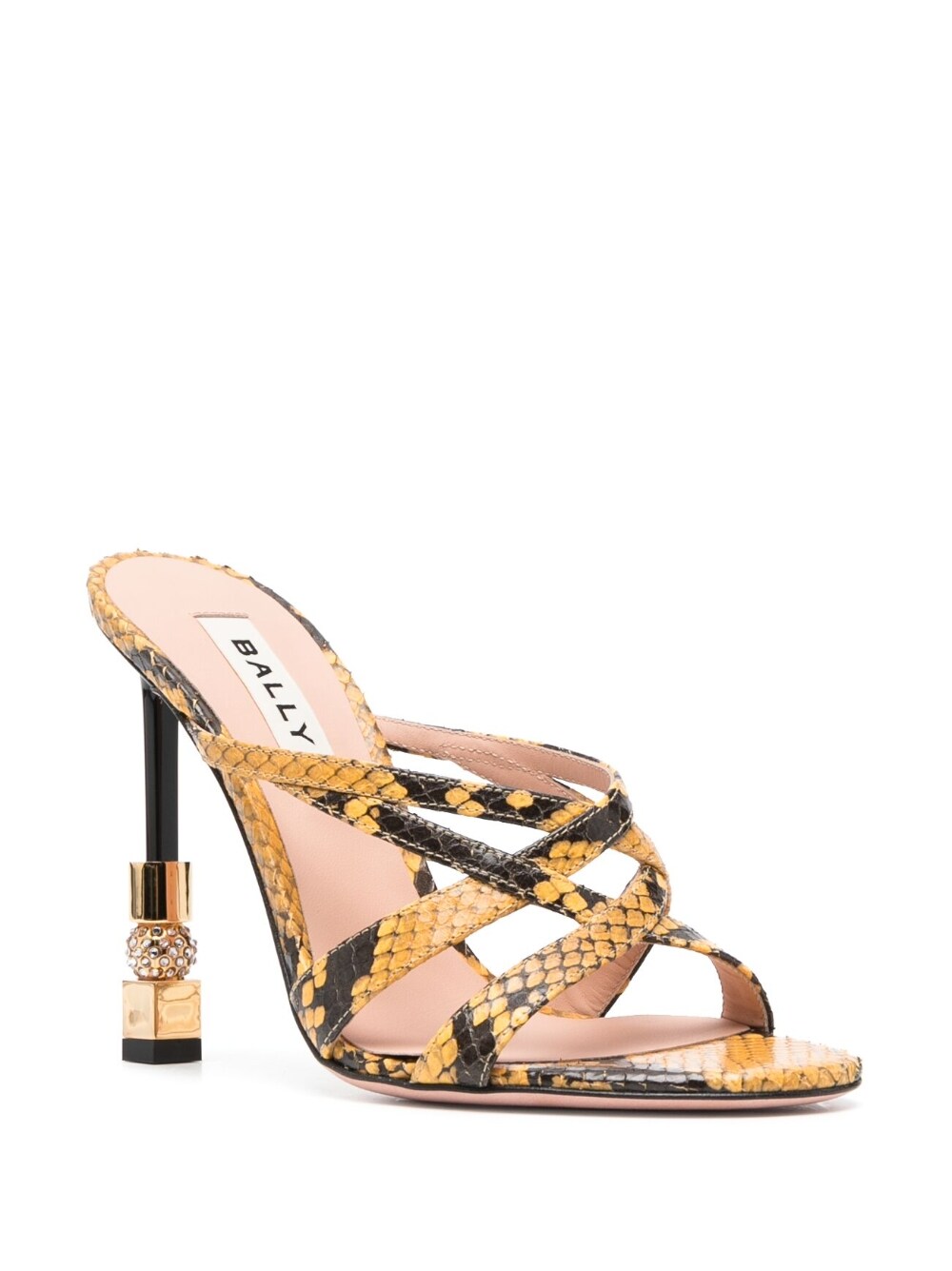 Bally Women's Yellow Leather Sandals - Comfortable & Stylish Summer Casual Shoes for Beach, Walking & Outdoor Activities