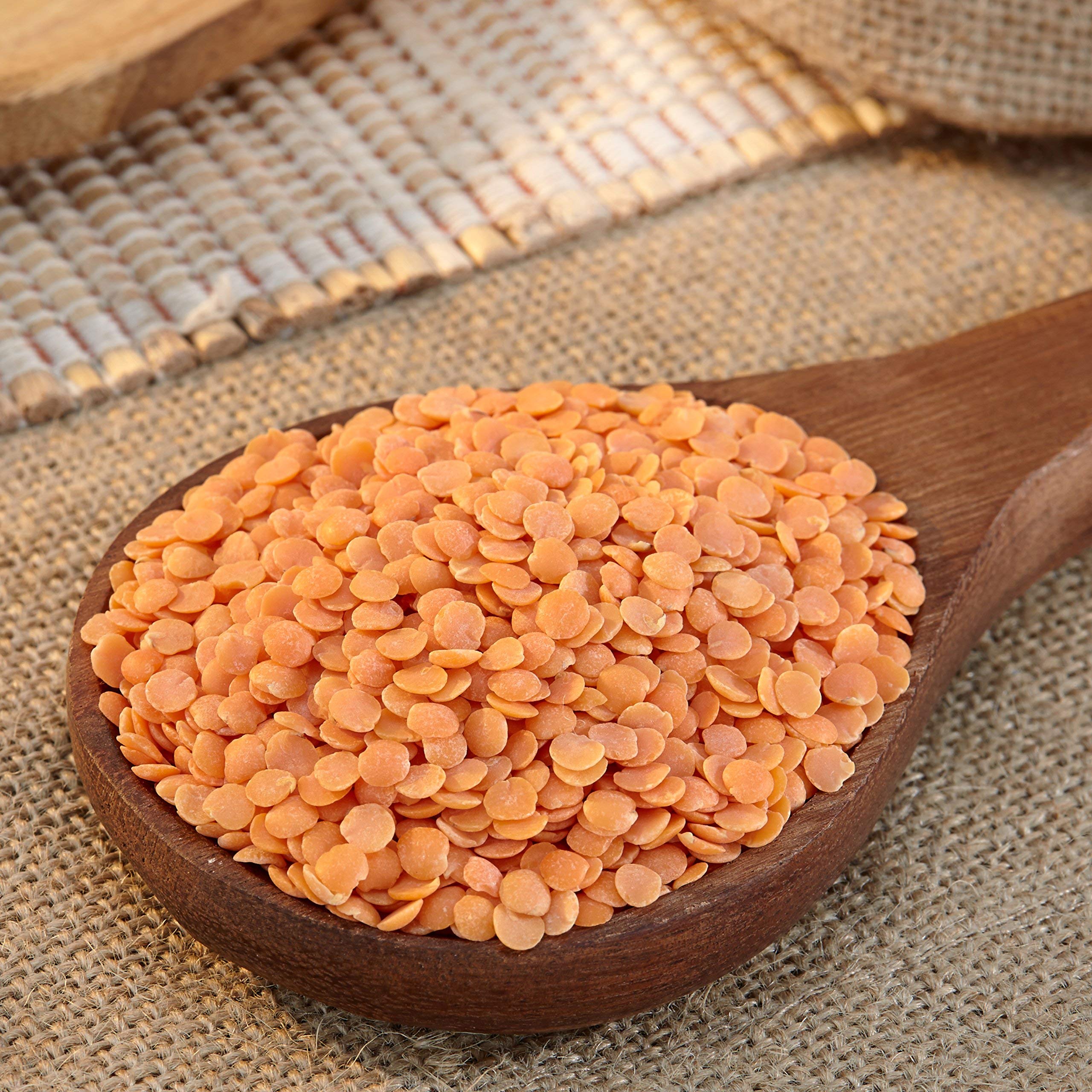 Vedaka Premium Unpolished Red Masoor Dal (Split Lentils) - 2kg | High Protein, Cholesterol-Free | Perfect for Indian Curries, Soups & Healthy Meal Prep