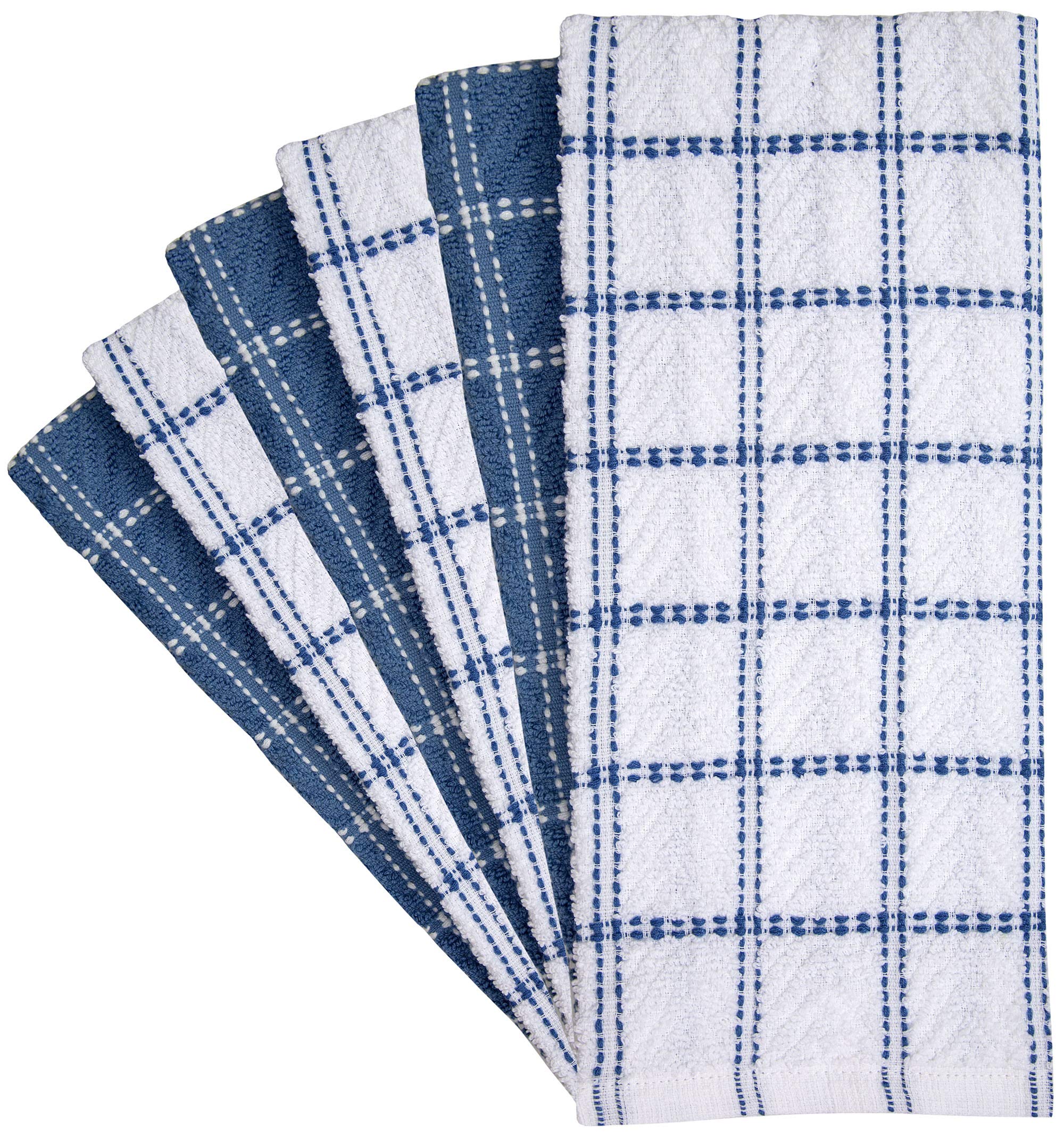 Premium Cotton Kitchen Towels Set of 6 (16.5