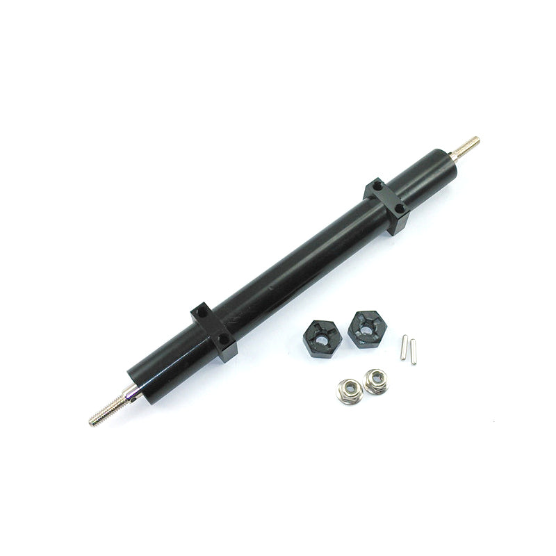 1/14 Scale 140mm Metal Idler Shaft Unpowered Axle for TAMIYA Tractor Truck RC Cars & Trailer Vehicles - Perfect for DIY RC Model Upgrades and Off-Road Crawlers