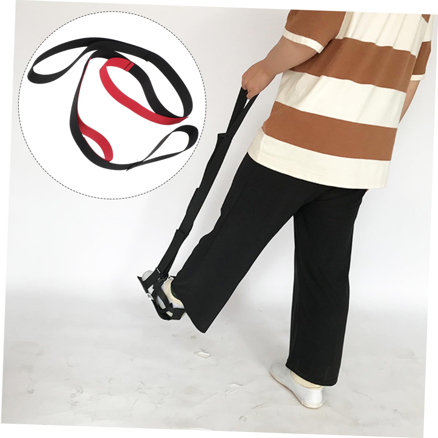 Healifty Leg Belt - Adjustable Exercise Leg Assist Strap for Knee & Foot Support - Physical Therapy, Yoga, Stretching & Mobility Training - Ideal for Seniors & Rehab