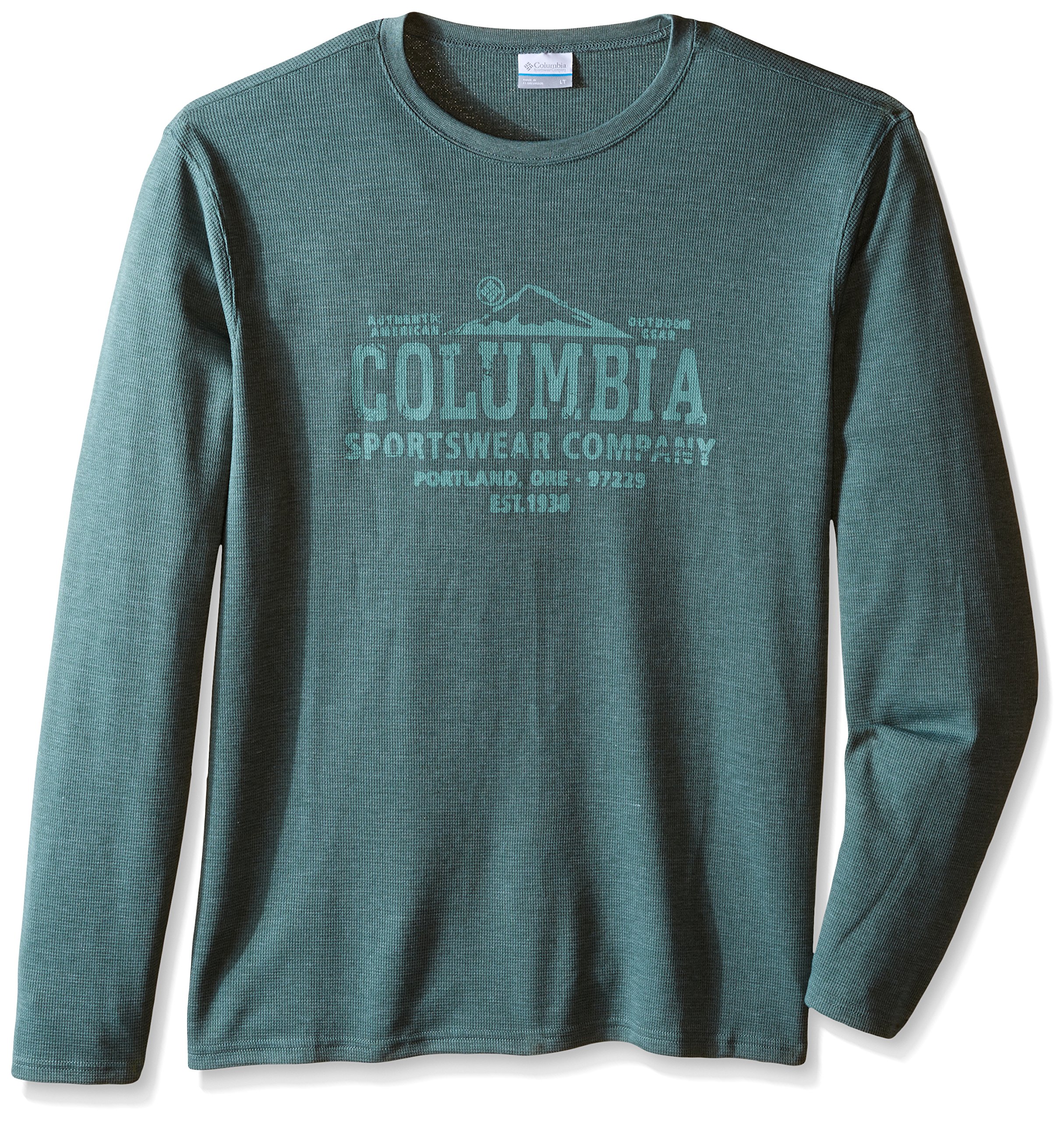 Columbia Men's Tall Ketring Graphic Long Sleeve Shirt - Comfortable Outdoor Hiking & Casual Wear for Tall Men