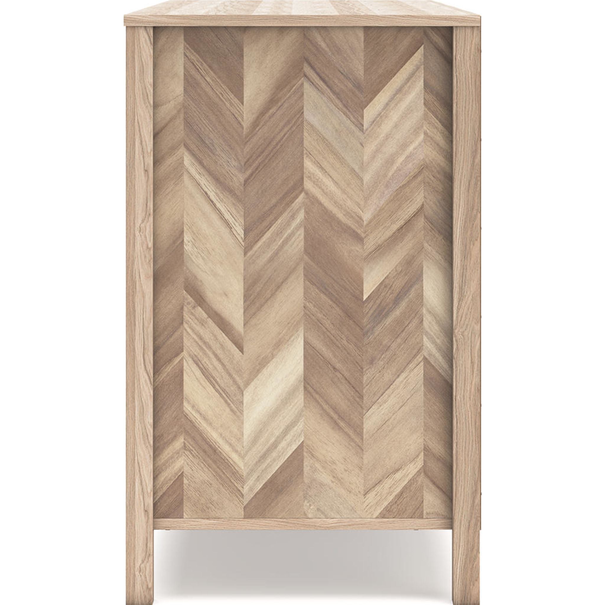 Battelle Dresser in Tan - Stylish and Functional Chest of Drawers for Bedroom, Living Room, or Office Storage