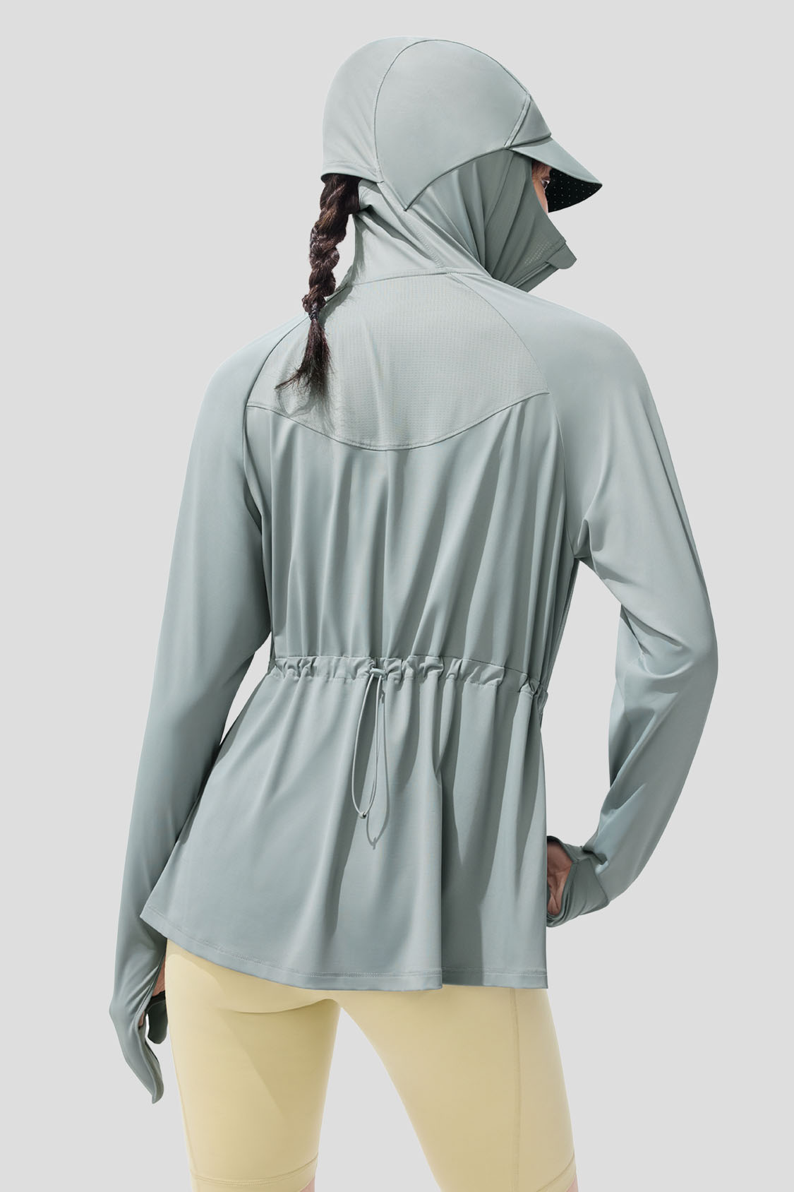 Women's Waist-Cinching Full Protection Sun Jacket UPF 50+ with UPF 2000+ Protection - AL823 for Outdoor Activities, Beach & Summer Fashion