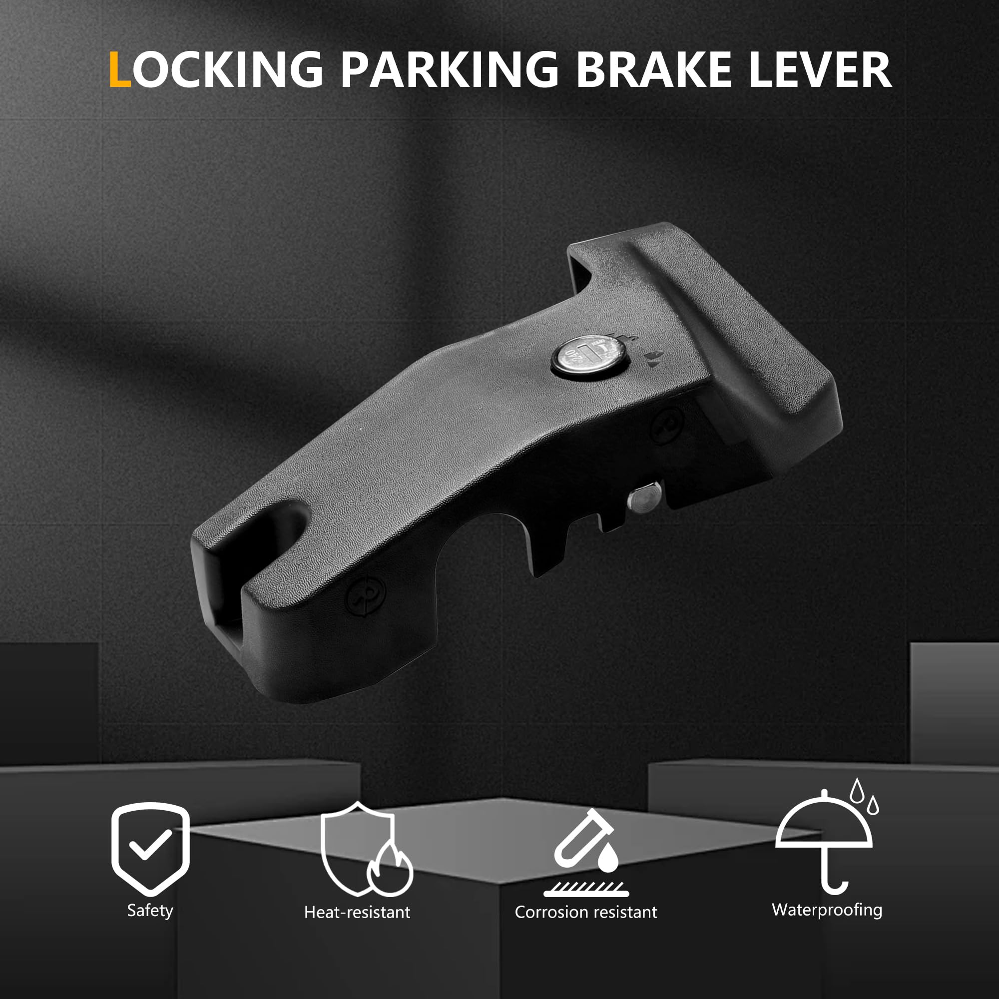 Can-Am Ryker Handbrake Lever Locking Parking Brake - Compatible with Ryker 600, 900, Sport & Rally Edition - Off-Road & Street Motorcycle Accessories for Secure Parking