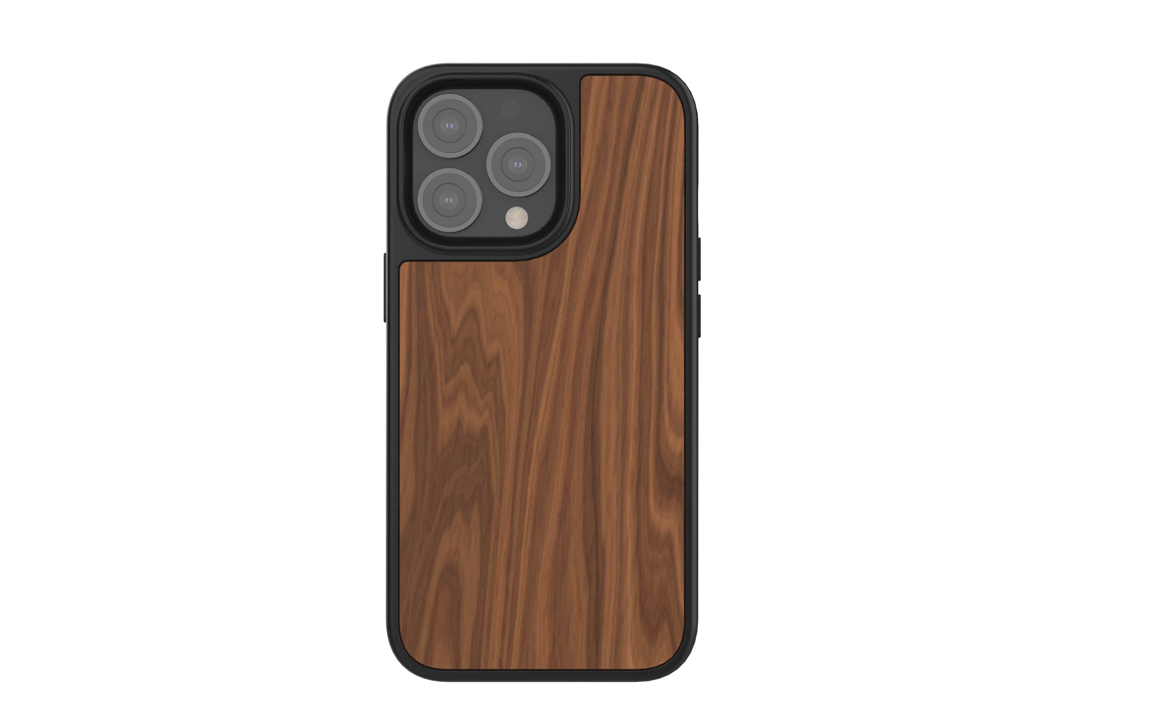 Impact Zero® Premium Walnut Wood Protective Case for iPhone 13 Pro Max - Slim & Durable Cover with Natural Wood Grain - Perfect for Everyday Use, Office & Outdoor Protection