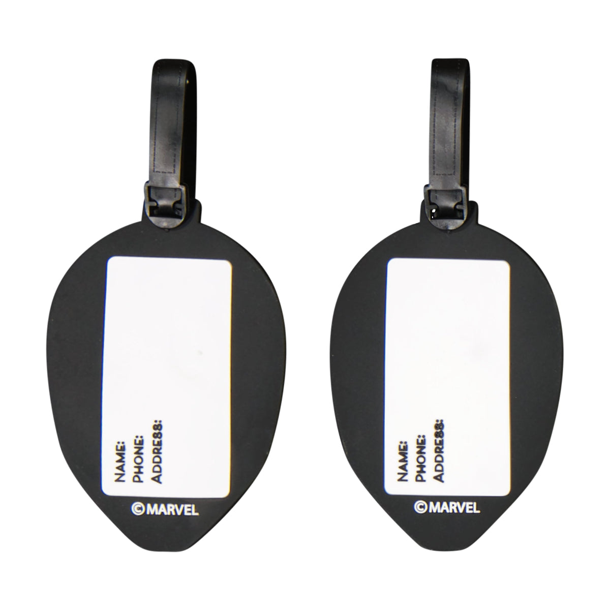 Spider-Man & Miles Morales Luggage Tags Set - 2-Pack Durable Suitcase ID Tags for Travel, Backpacks & Kids' Luggage - Perfect for Airports, School Trips & Superhero Fans