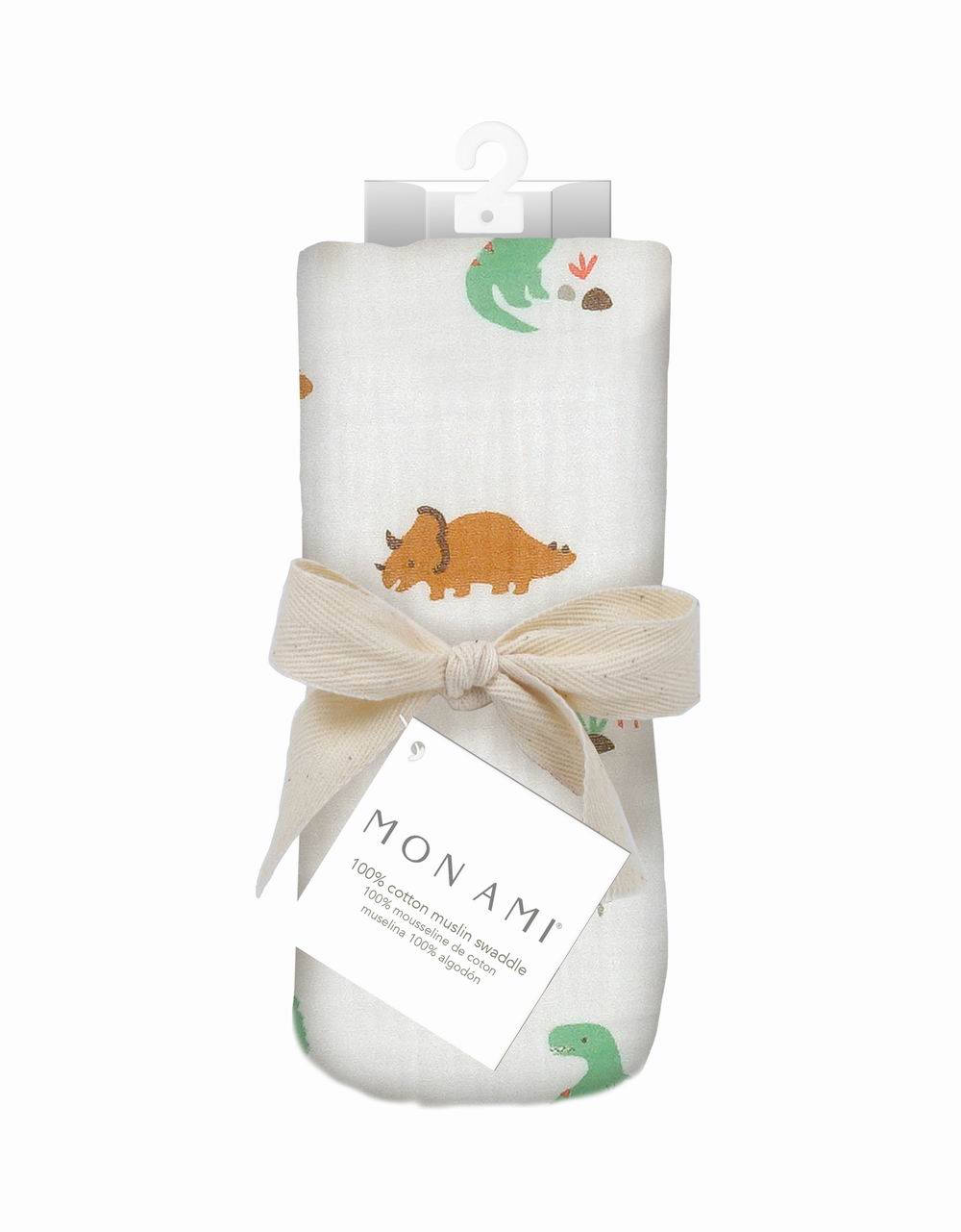 Jurassic Swaddle Blanket for Babies - Soft & Breathable Cotton Wrap for Newborns - Perfect for Sleeping, Swaddling & Comfort - Dinosaur Themed Nursery Essentials