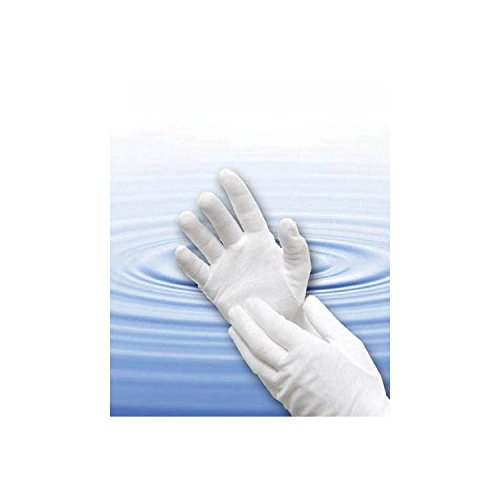 Bulk Cotton Gloves - White, Large Size (12 Pairs/Box) - Perfect for Cleaning, Gardening, and Household Chores