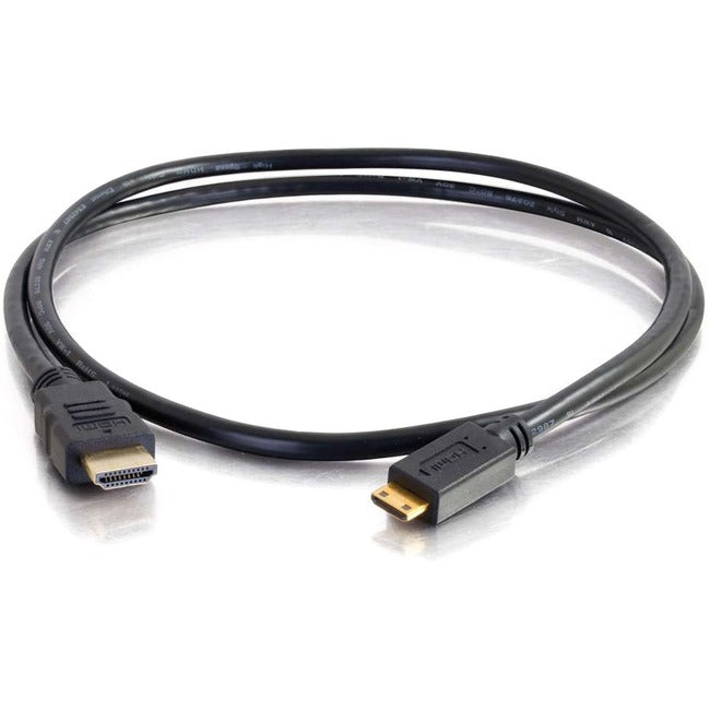 10Ft High Speed HDMI to Mini HDMI Cable - 4K 60Hz, Gold Plated Connectors, Ultra HD Video & Audio Sync for Cameras, Laptops, Monitors & Gaming Consoles