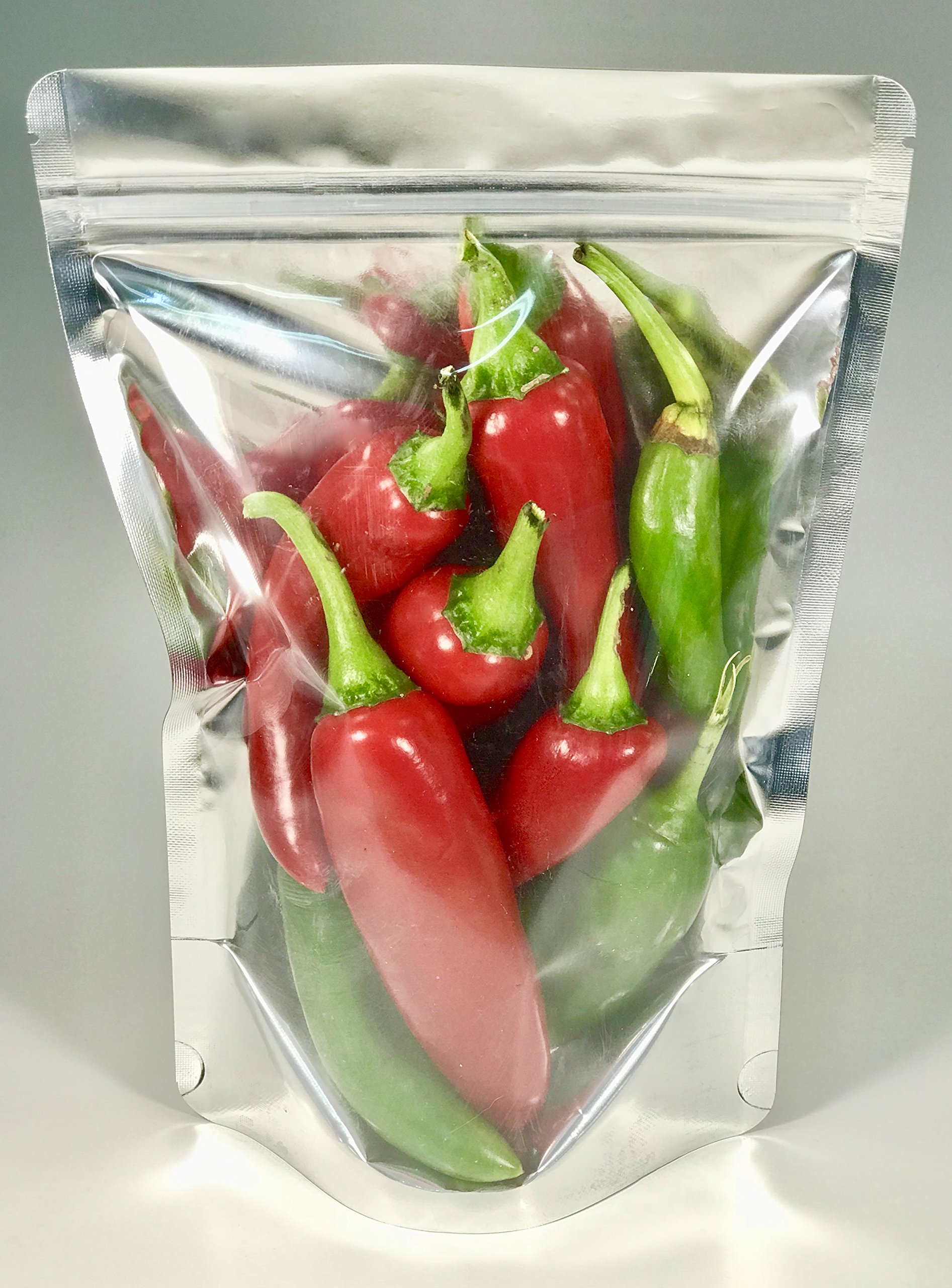 50 Pack Smell Proof Resealable Mylar Bags 4.5