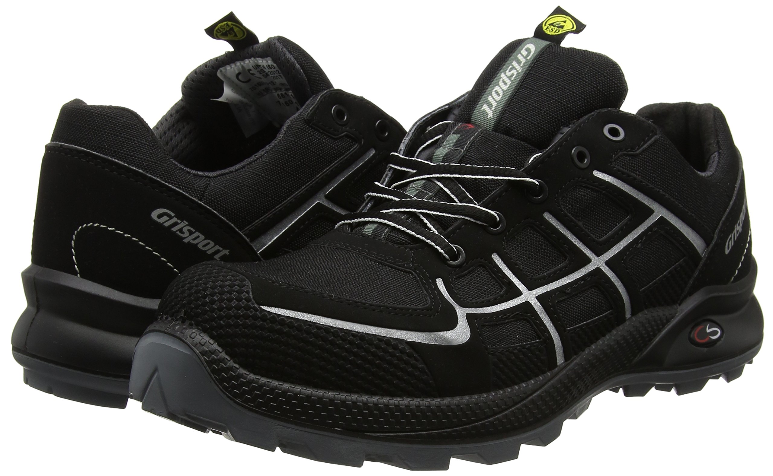 Grisport Men's Safety Work Shoes - Non-Slip Steel Toe Work Boots for Construction & Industrial Use - Comfortable Safety Footwear for Outdoor Work & Heavy Duty Jobs
