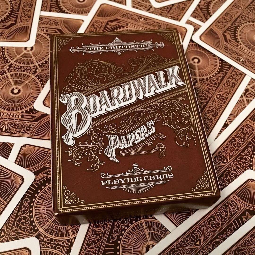 Boardwalk Papers Playing Cards - Premium Quality Poker Cards for Magic Tricks, Card Games, and Collectors - Perfect for Poker Nights, Casino Parties, and Family Game Evenings
