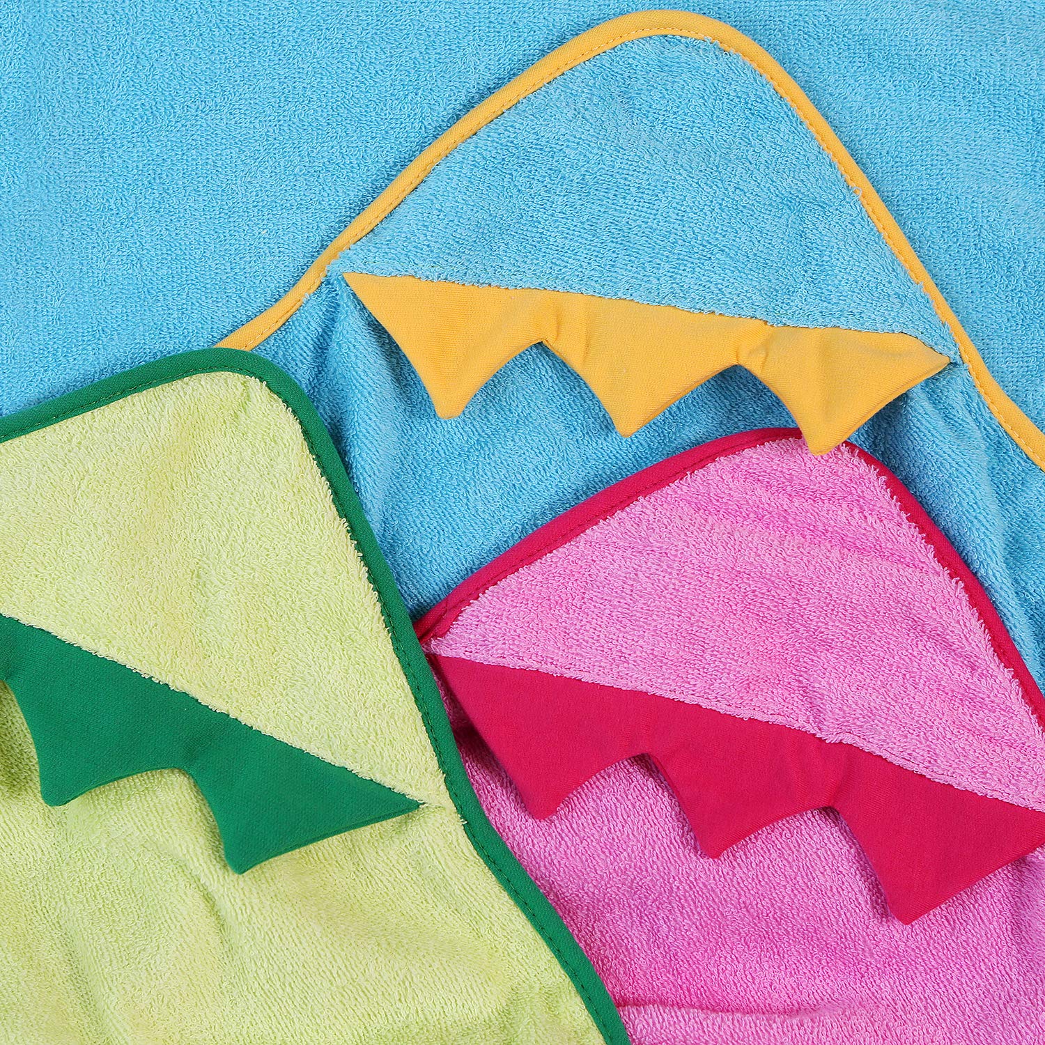 Premium Kids Dinosaur Hooded Towel - Soft Cotton Heavyweight Terry Cloth Bath & Beach Towel for Boys & Girls | Perfect for Swimming, Bath Time & Outdoor Adventures