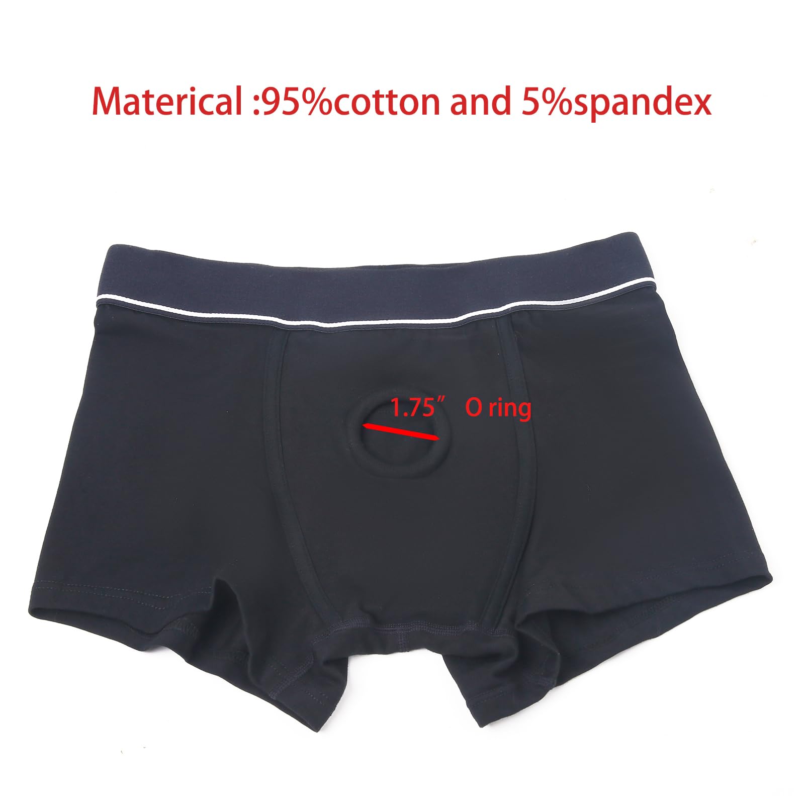 **Strapless Strap-On Harness Panties for Women & Men - Adjustable 4-Size Box Briefs Underwear - Perfect for Role Play, BDSM & LGBTQ+ Couples**