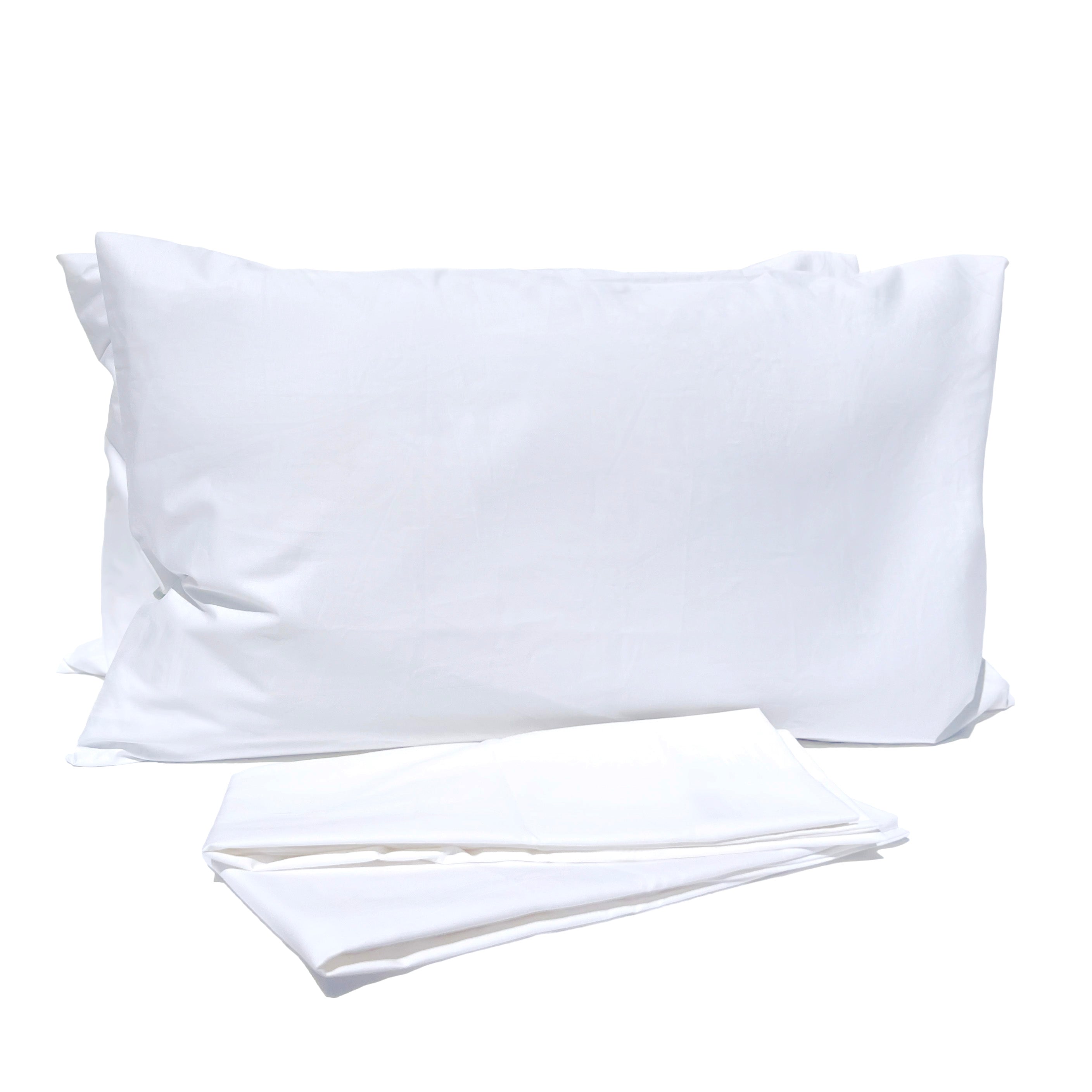 Premium Pillowtex Pillowcase Set - 80% Cotton 20% Polyester, 300 Thread Count for Ultimate Comfort - Perfect for Bedroom, Hotel, and Travel Use