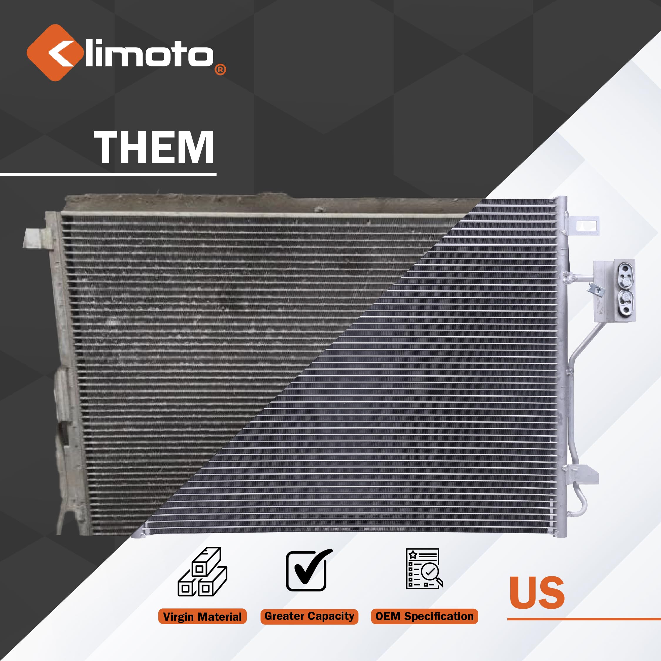 Mazda 3 2004-2010 AC Condenser Replacement - Compatible with 2.0L 2.3L L4 Engine & OEM Part Numbers MA3030149 MA3030150 | Perfect for Summer Cooling System Repair & Maintenance