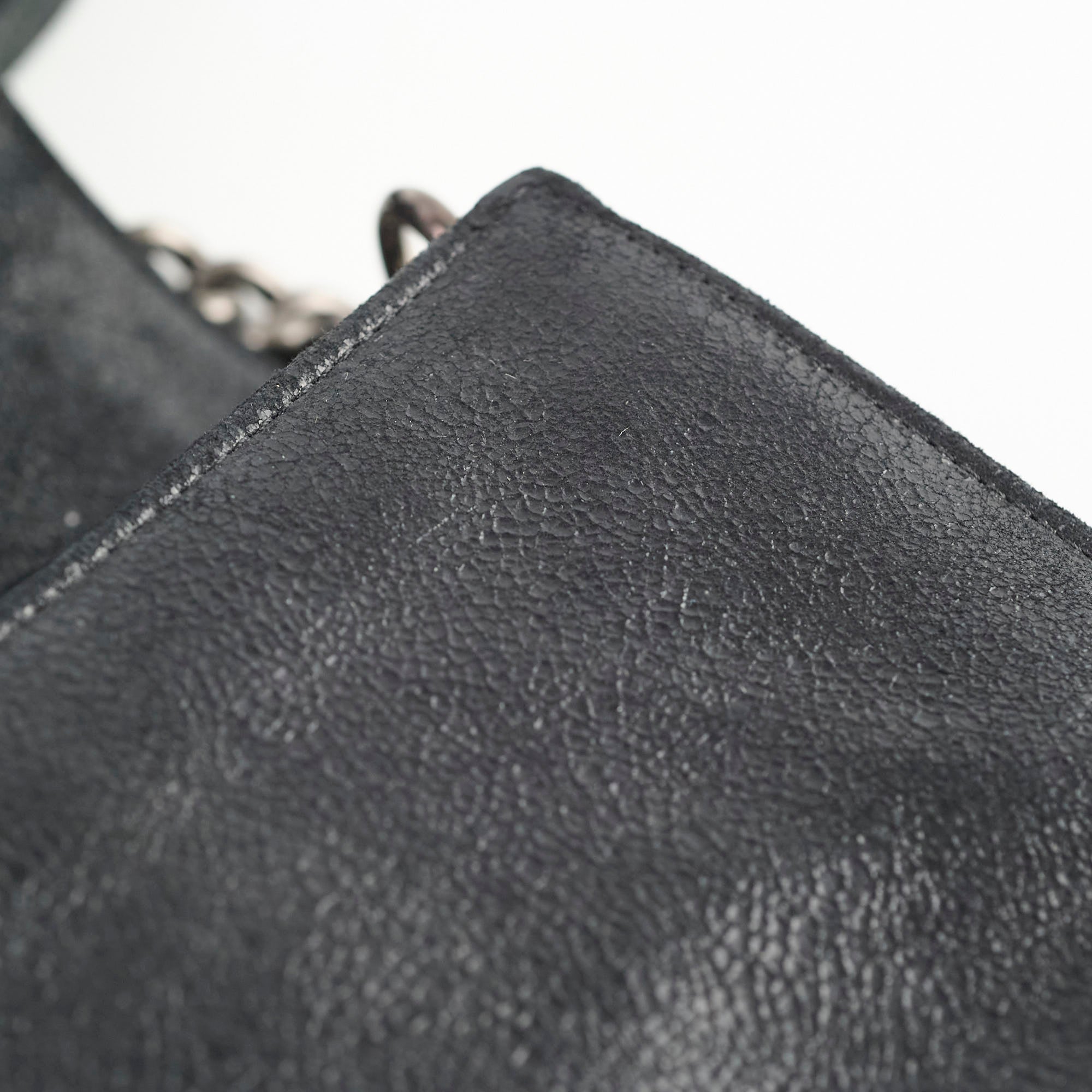 Chanel Square Boy Bag - Genuine Nubuck Suede & Leather Handbag in Black | Luxury Crossbody Purse for Women, Perfect for Evening Parties & Date Nights