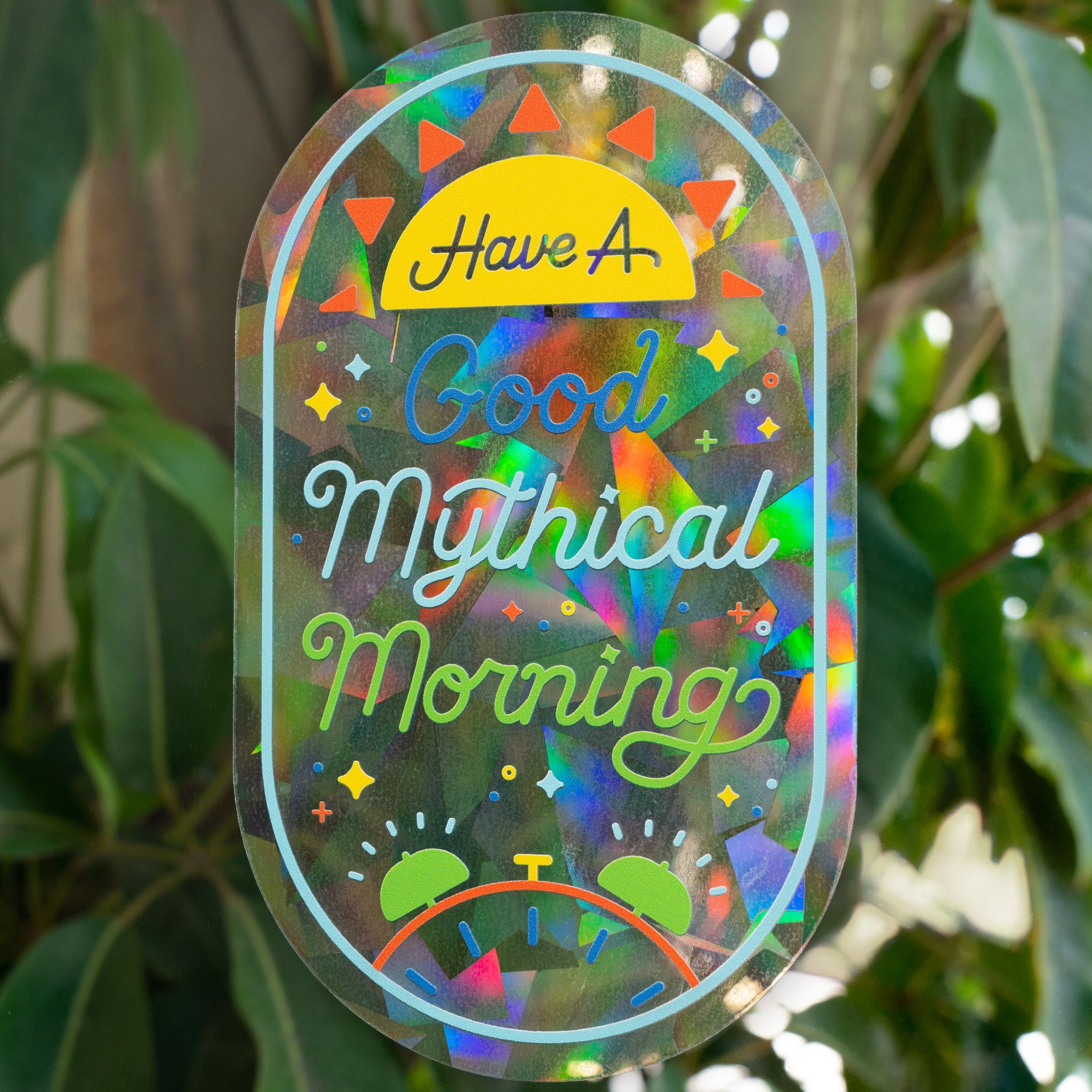 GMM Suncatcher - Stained Glass Window Hanging Decor for Home, Garden & Office - Beautiful Rainbow Light Catcher for Windows, Doors & Outdoor Spaces