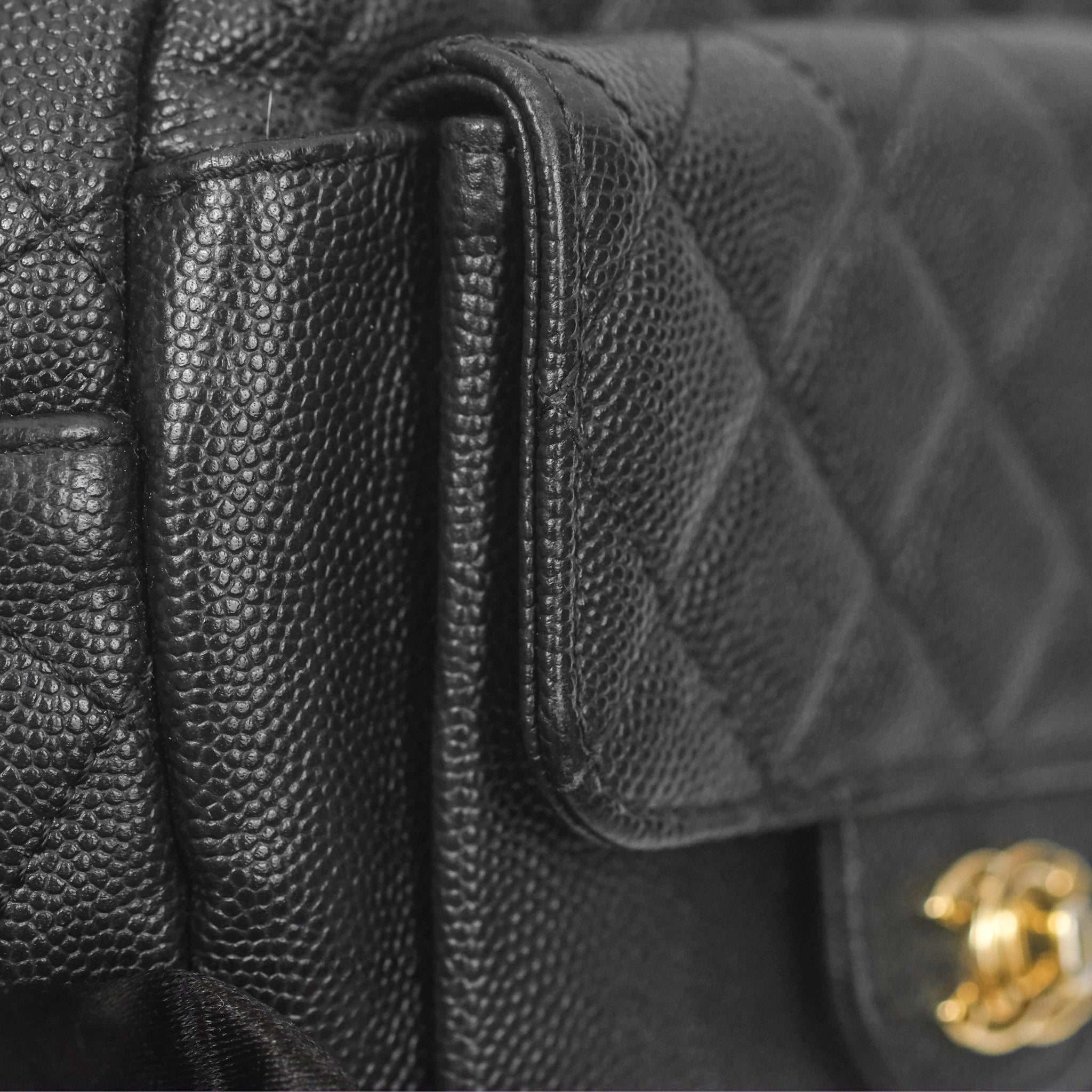 Chanel CC Day Camera Bag in Black Caviar Leather with Gold Hardware - Luxury Crossbody Bag for Women, Perfect for Everyday Use & Special Occasions