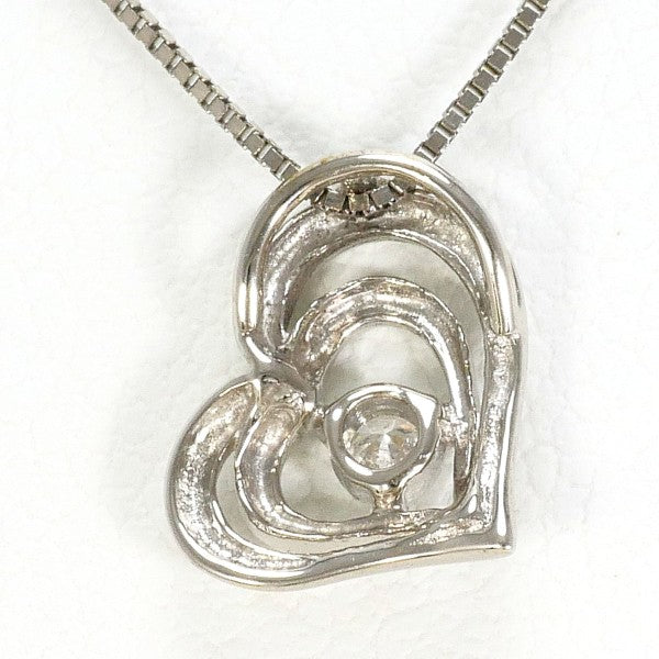 14K White Gold Diamond Pendant Necklace for Women - Elegant & Timeless Jewelry Gift for Anniversary, Wedding, or Special Occasions