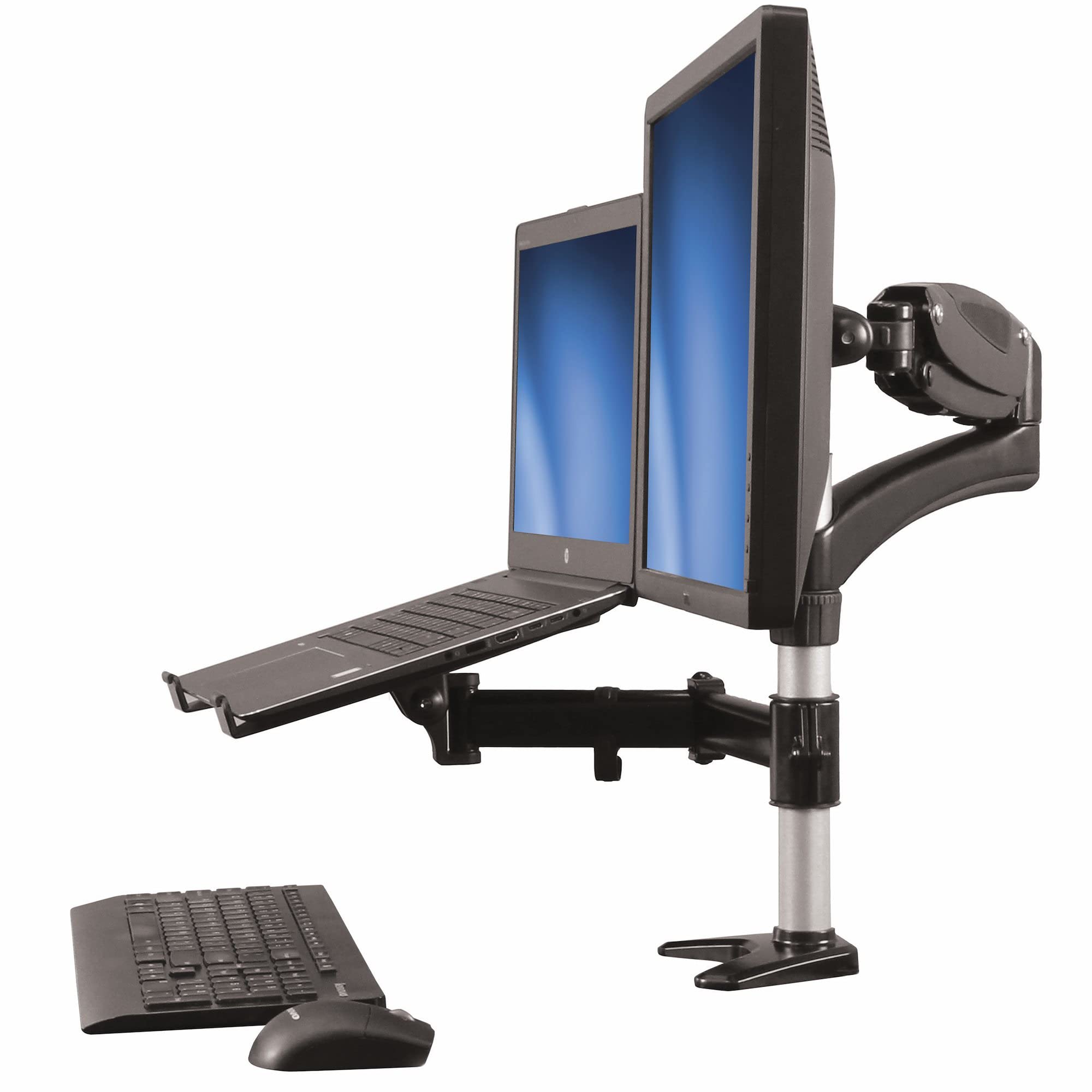 StarTech.com Adjustable Laptop Monitor Stand - Full Motion Articulating VESA Mount Desk Stand for 13-27