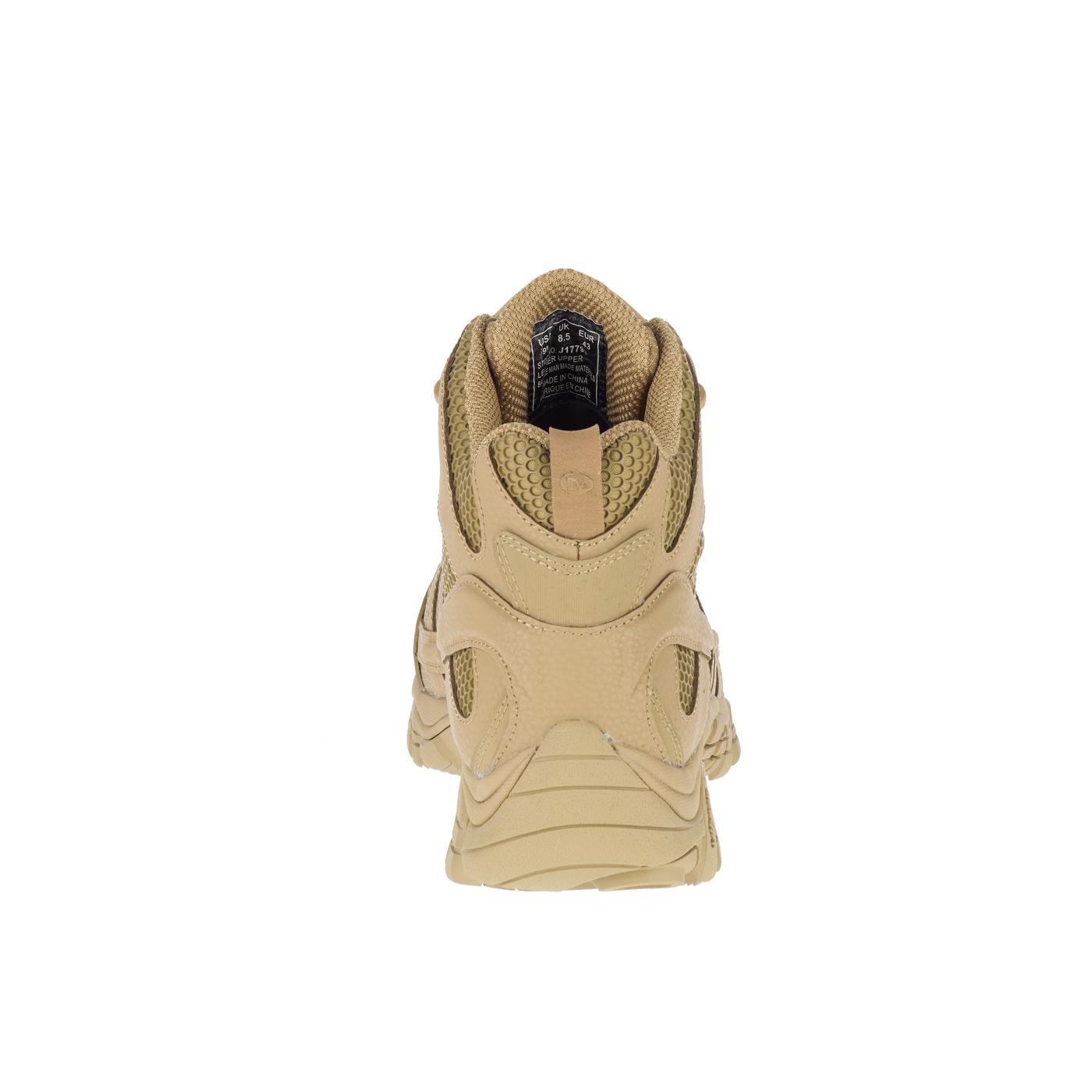 Moab 2 Mid Men's Tactical Work Boots - Waterproof Hiking & Construction Boots for Outdoor Adventures & Heavy Duty Jobs - Coyote Brown