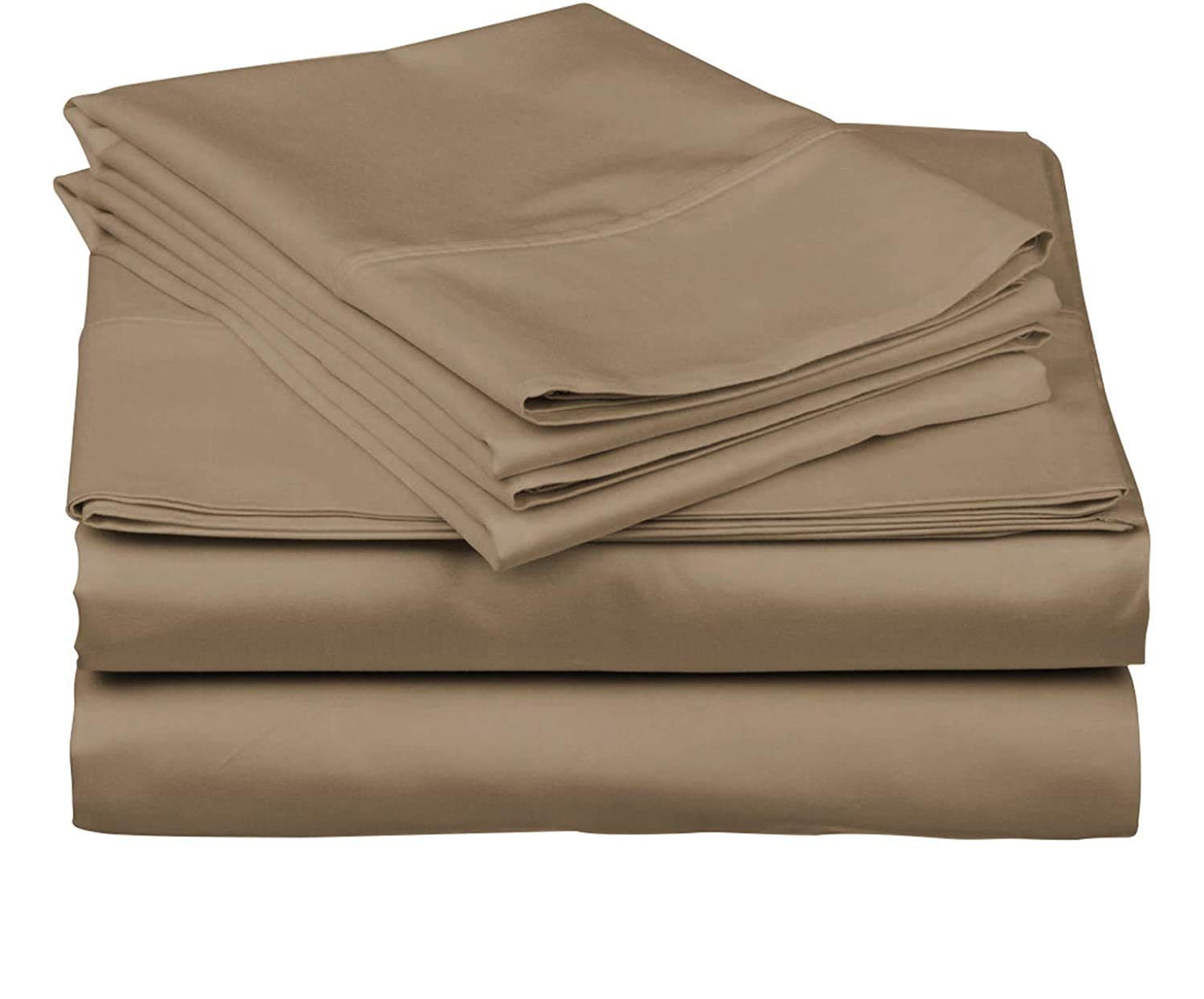 Premium 800 Thread Count 100% Cotton Split King Sheets Set for Adjustable Beds - 4 Piece Deep Pocket (Up to 32